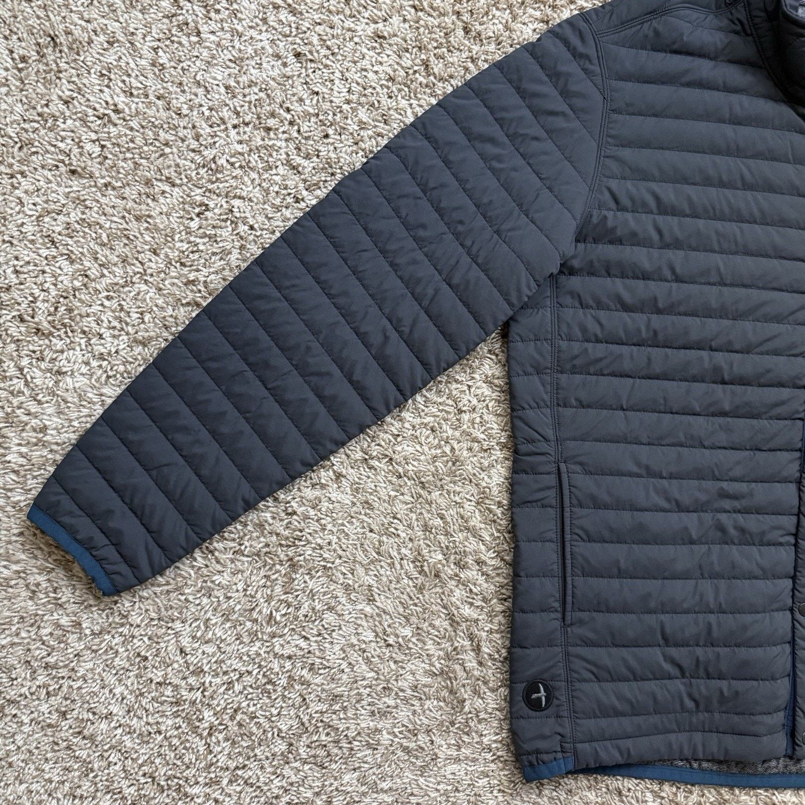 Relwen Relwen Windzip Jacket Gray Blue Huckberry Insulated Puffer Size US XL / EU 56 / 4 - 7 Thumbnail