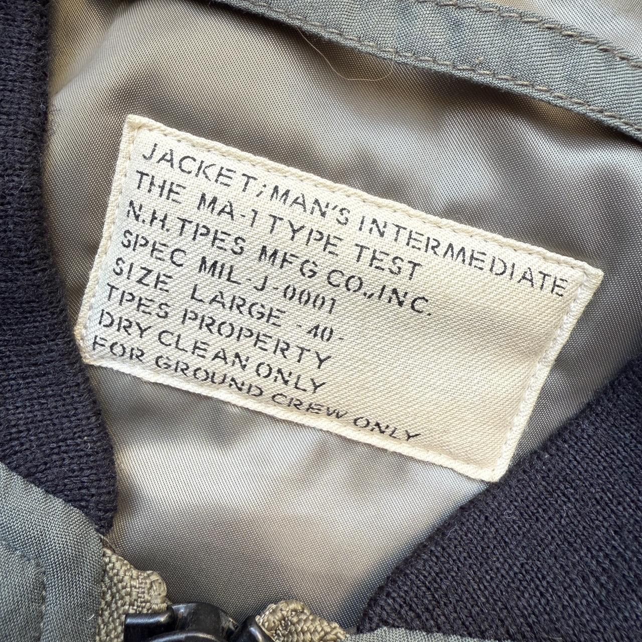 N.Hoolywood n.hoolywood green grey bomber jacket ma-1 flight l Size US L / EU 52-54 / 3 - 7 Thumbnail
