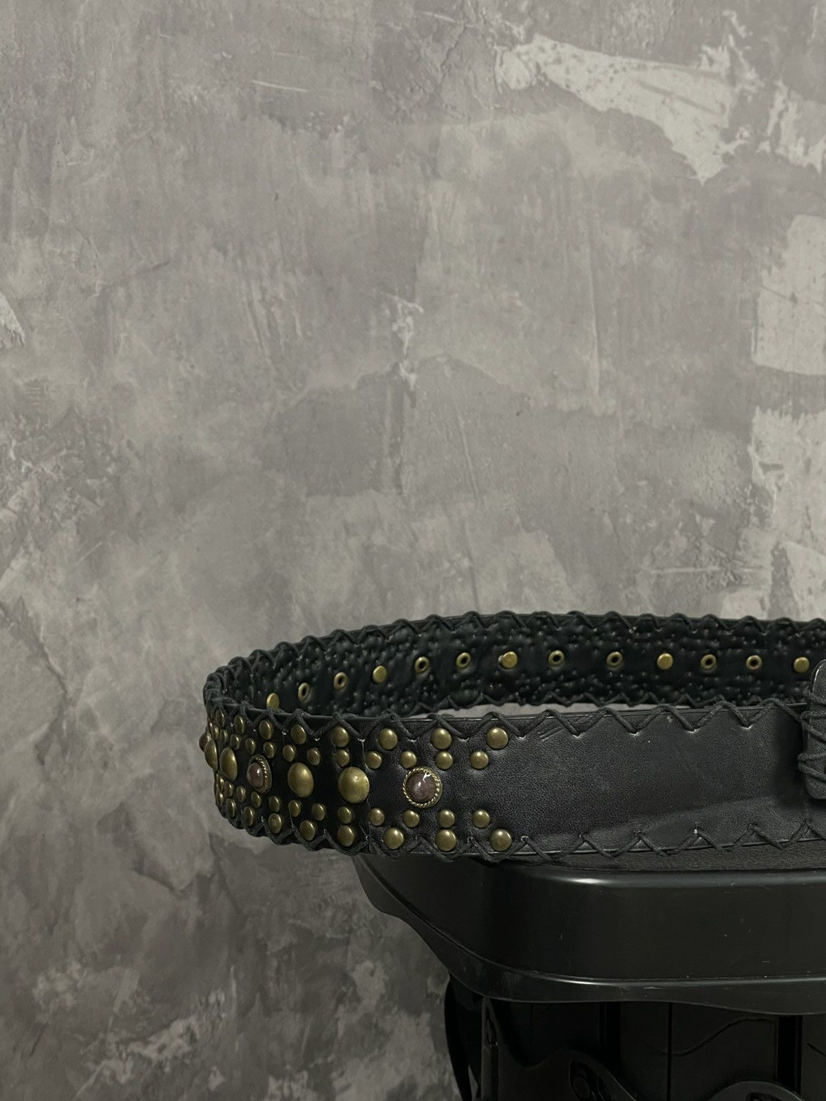 20471120 × If Six Was Nine × Le Grande Bleu (L.G.B.) Y2K Glamour Studded Japanese Brand Metal Belt Size ONE SIZE - 4 Thumbnail