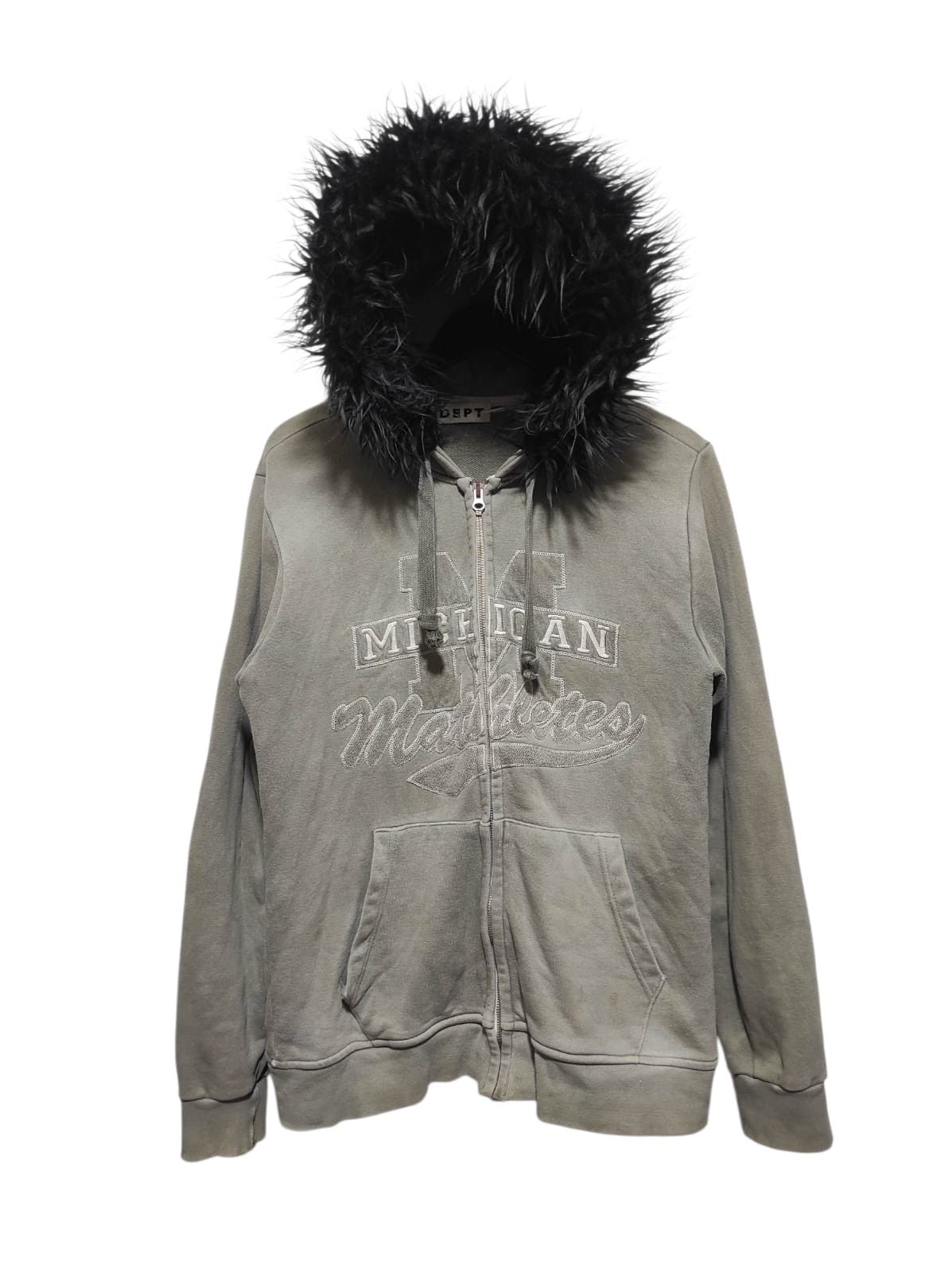 Hysteric Glamour DEPT Michigan Mathteyes zip Fur hoodie LGB style Size US L / EU 52-54 / 3 - 1 Thumbnail