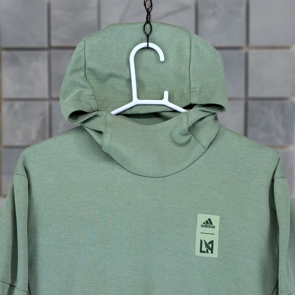 Adidas Adidas LAFC Soccer Green Pullover Hoodie Sweatshirt Unisex Adults Size S Size US S / EU 44-46 / 1 - 1 Thumbnail