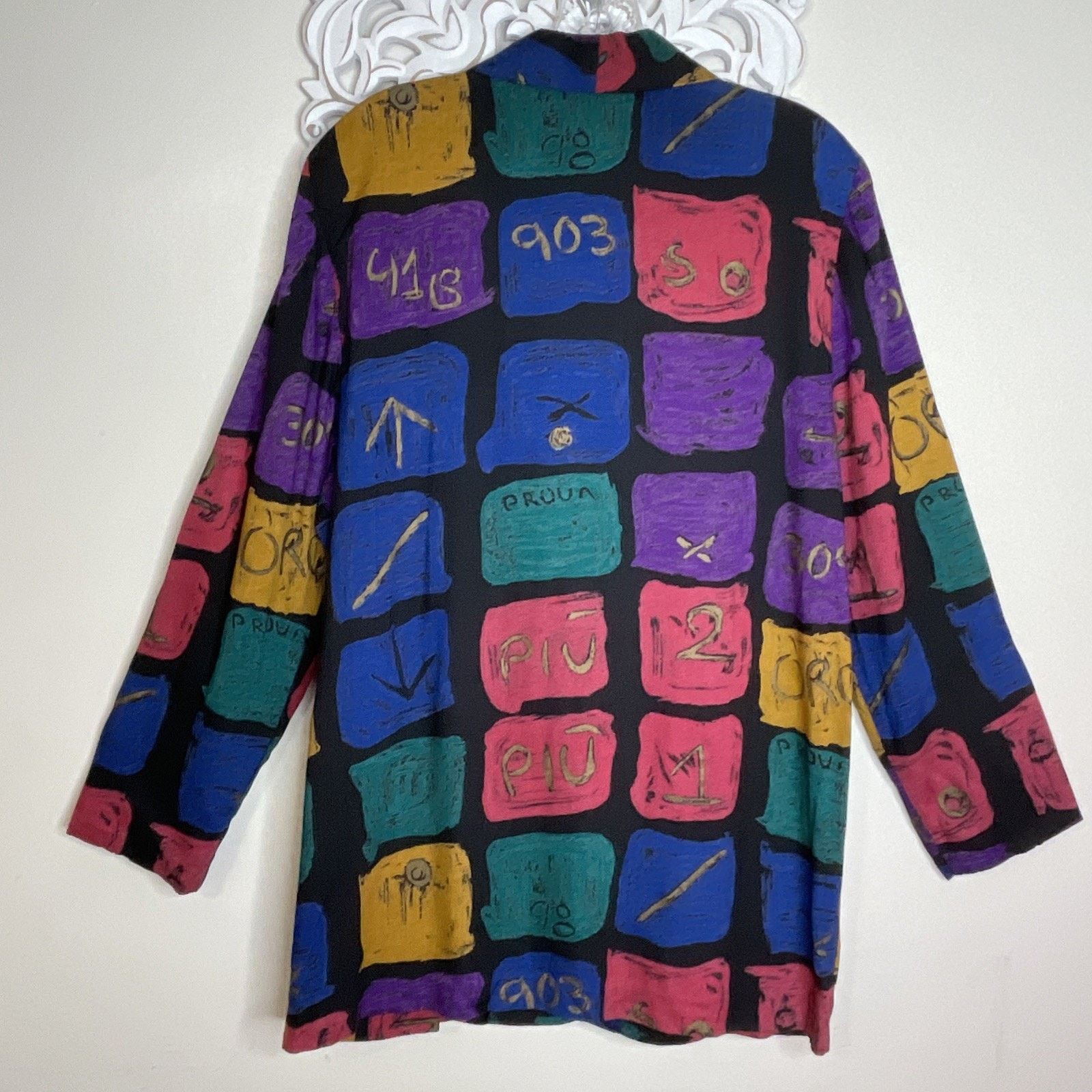 Other VTG KENSINGTON SQUARE size PM Blazer Eclectic Artsy Made USA Size M / US 6-8 / IT 42-44 - 13 Thumbnail