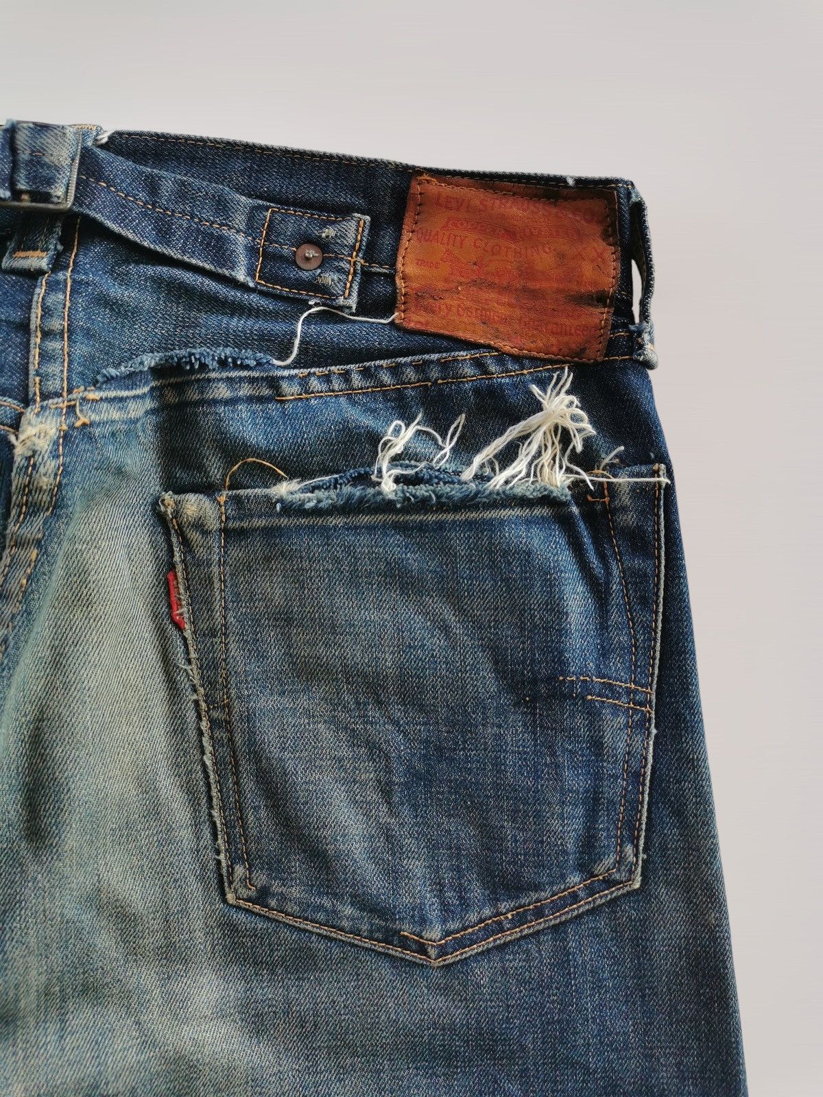 Levi's Levis Vintage Clothing Lot37501 Selvedge Denim Jeans Size US 30 / EU 46 - 5 Thumbnail