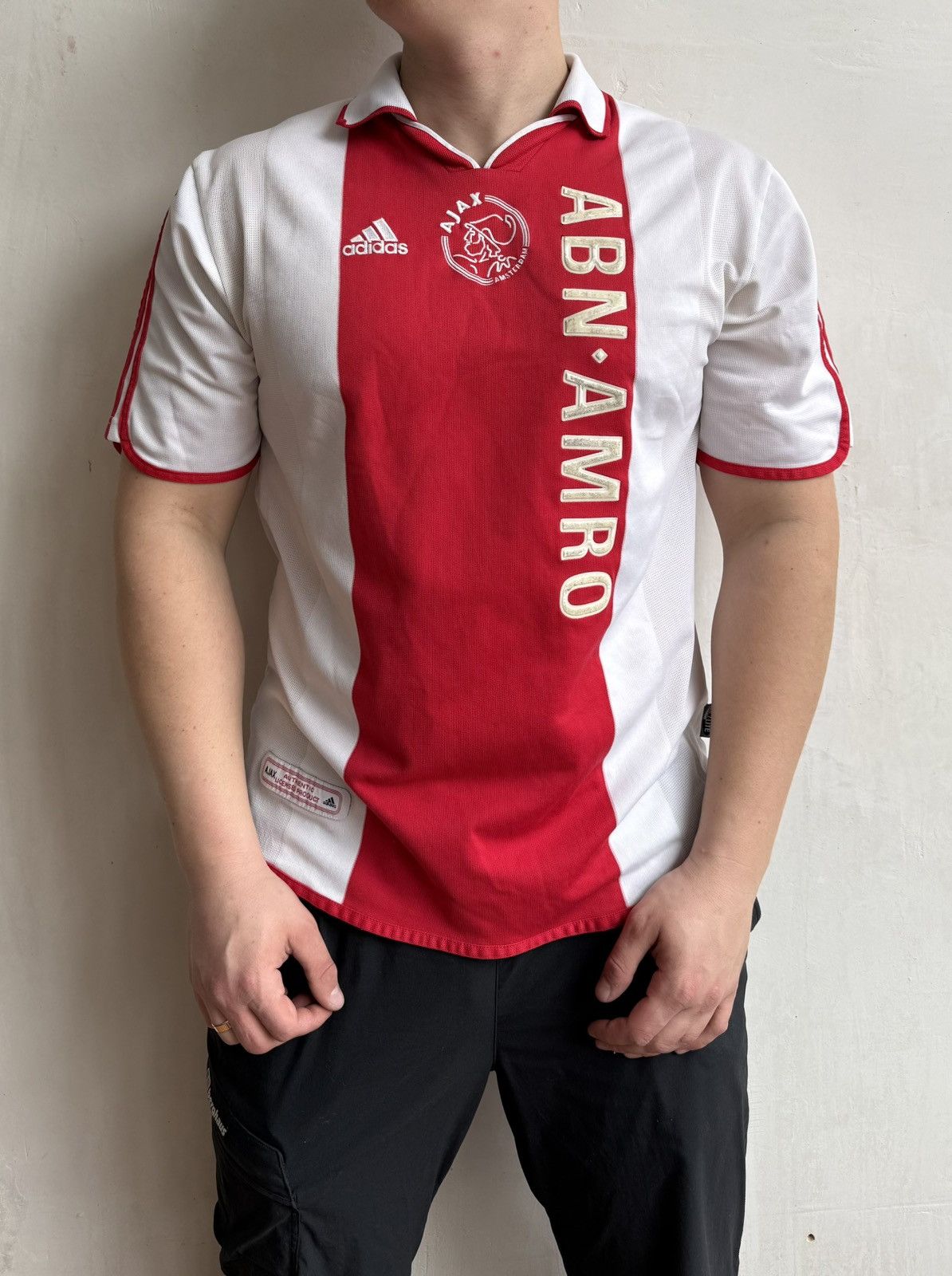 Adidas Vintage Adidas Ajax Amsterdam 2000s home football shirt Size US L / EU 52-54 / 3 - 1 Thumbnail