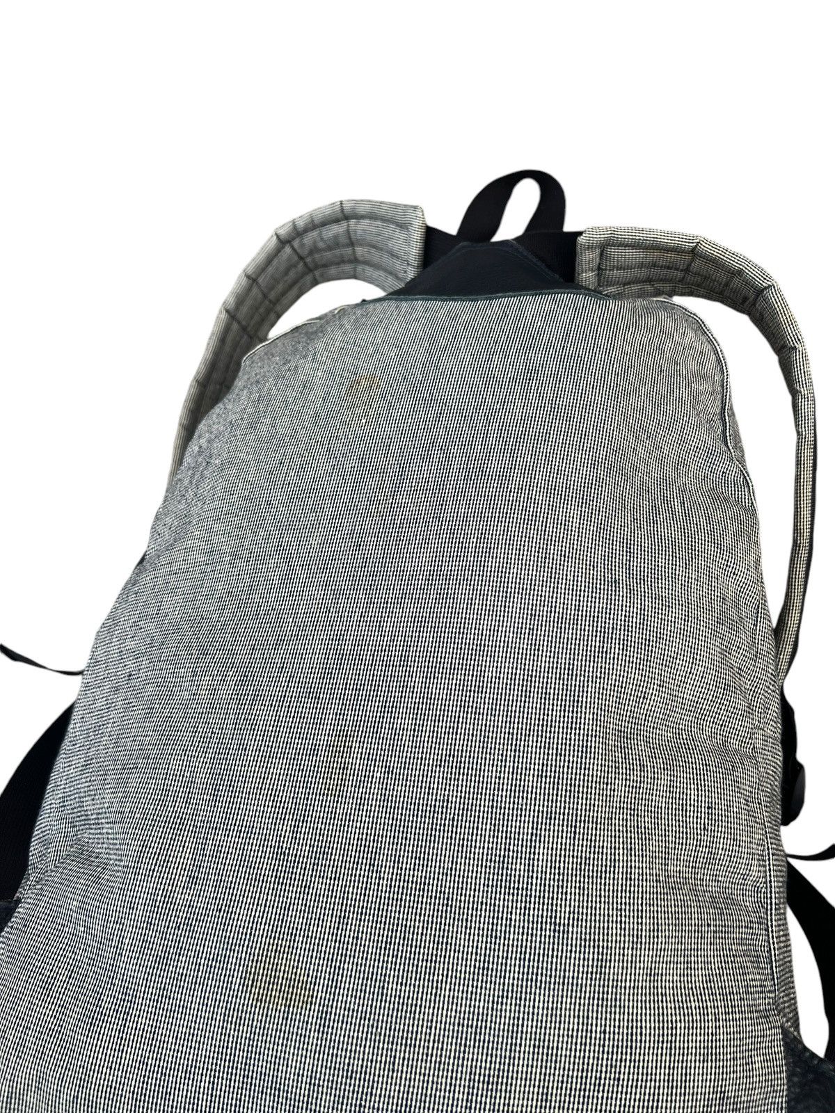 Unused Unused Japan Leather Cotton Backpack Bag Size ONE SIZE - 10 Thumbnail