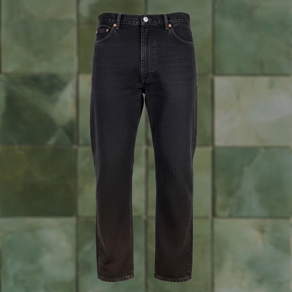 Levi's Levi's 550 Jeans Mens 36x30 Black Dark Wash Relaxed Tapered Denim Zip Fly Jeans Size US 36 / EU 52 - 1 Thumbnail