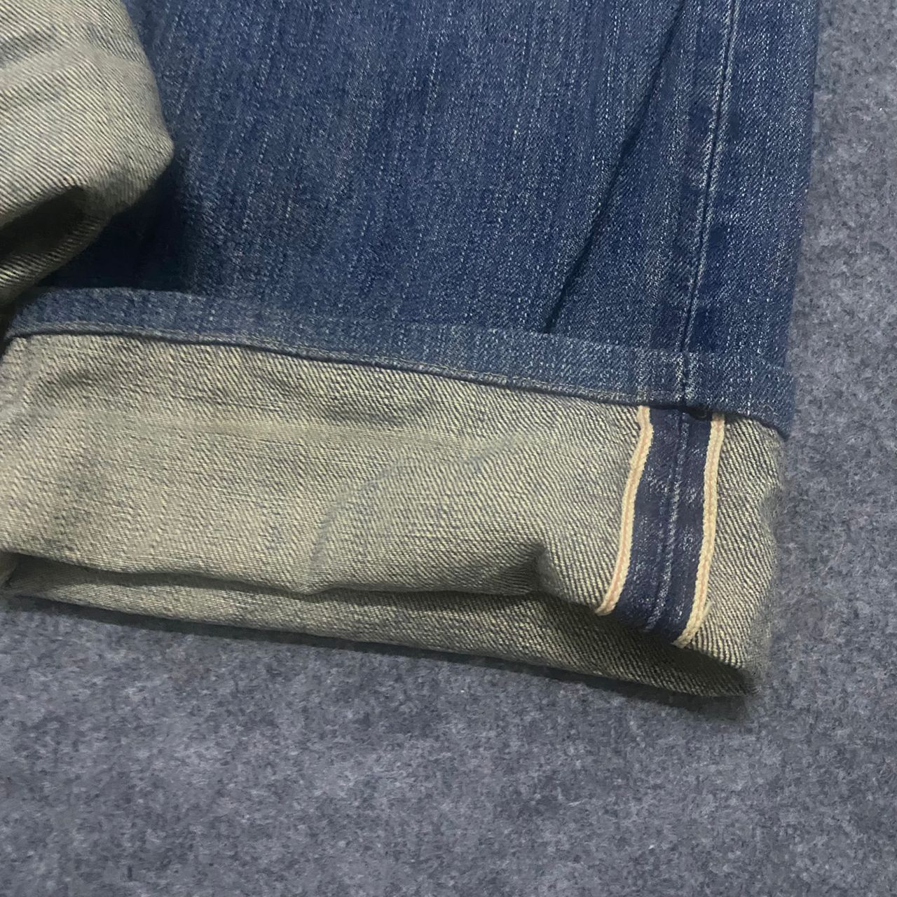 Edwin 💥Best Offer💥Vintage Edwin 505x Selvegde Distressed Denim Size US 35 - 12 Thumbnail