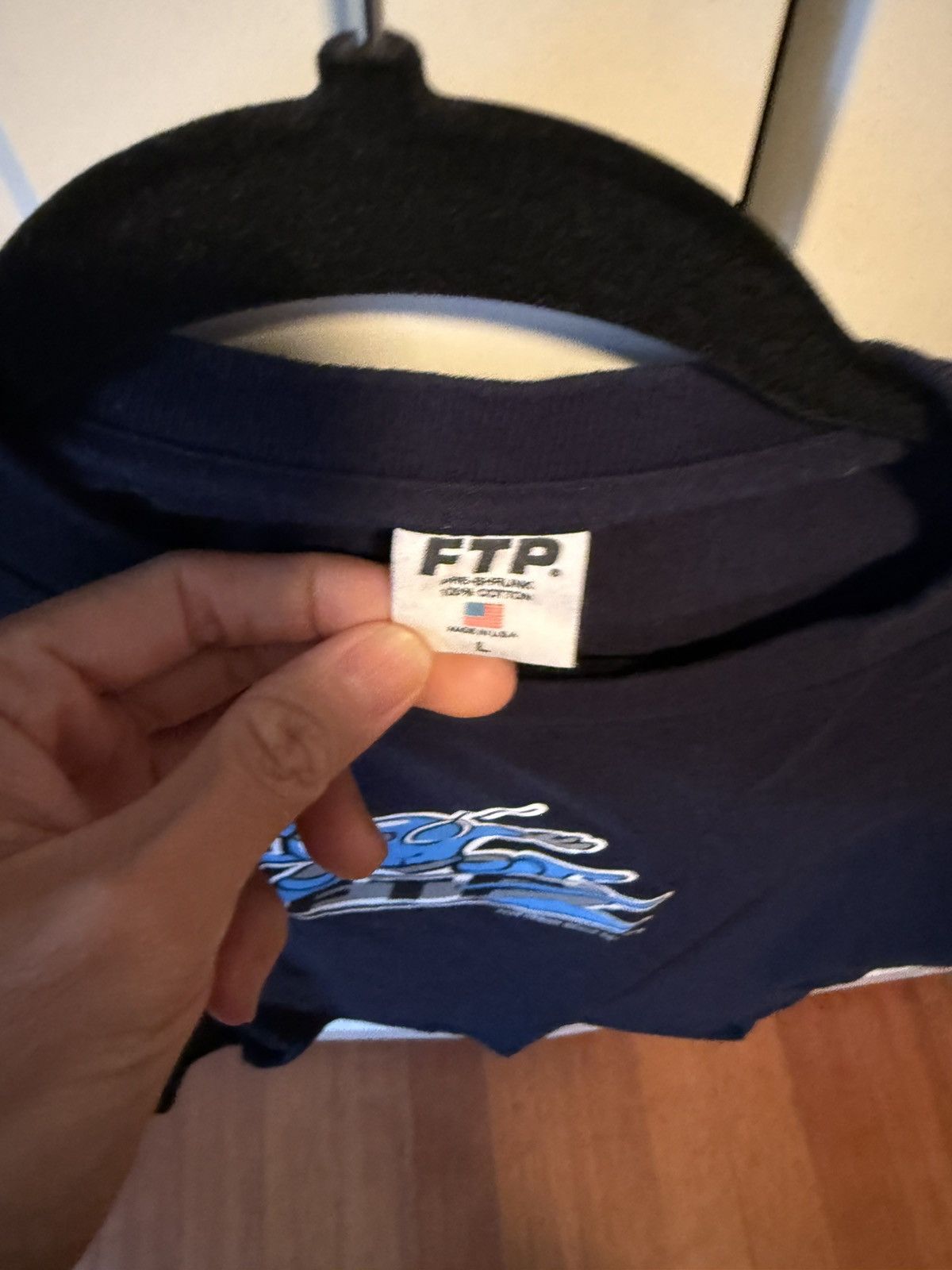 Fuck The Population FTP Atomic Tee Navy Blue - Size L Large Size US L / EU 52-54 / 3 - 2 Thumbnail