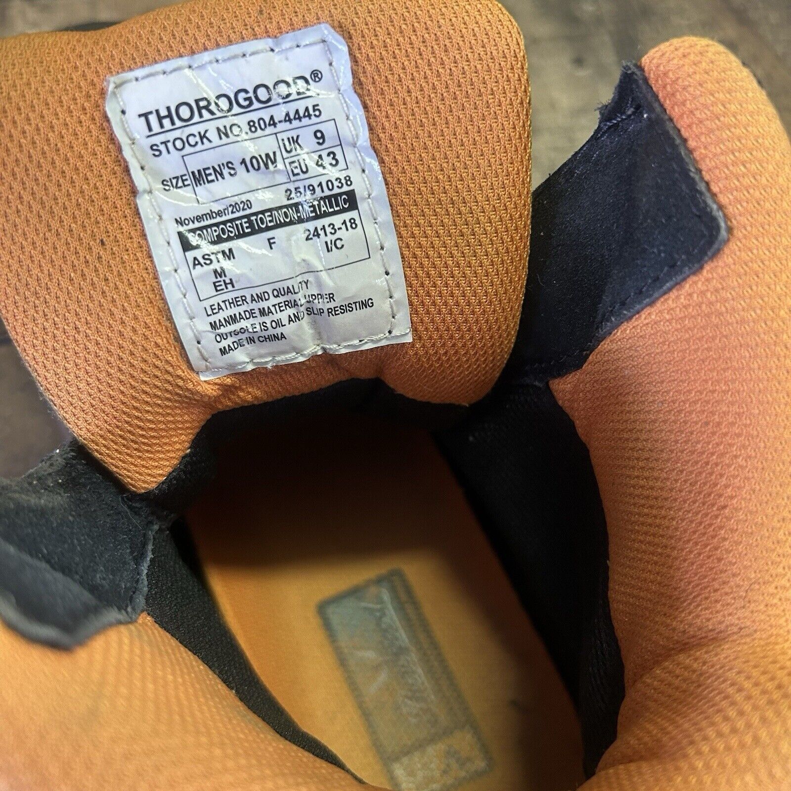 Thorogood Thorogood 804-4445 Composite EH Safety Toe Boots Mens 10 W Size US 10 / EU 43 - 4 Thumbnail