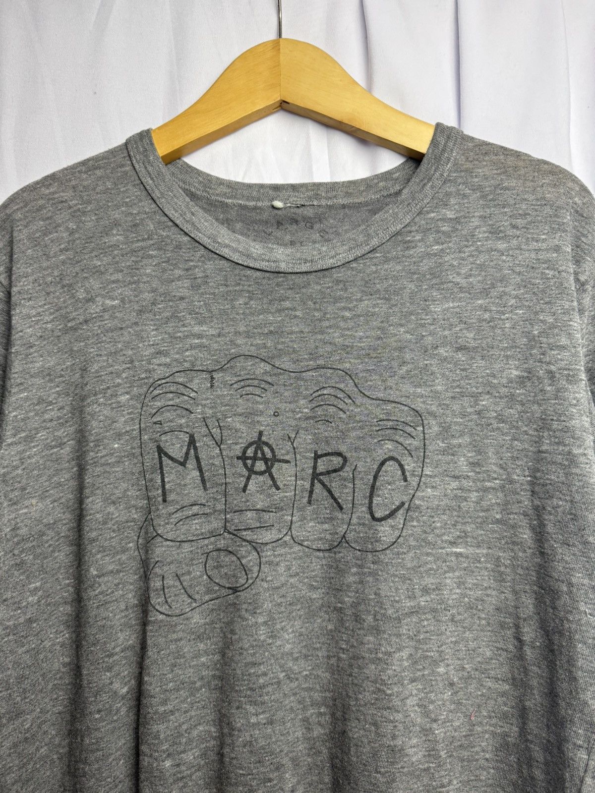 Hysteric Glamour × Japanese Brand Marc Jacobs Anarchy Fist T shirt Size US L / EU 52-54 / 3 - 2 Thumbnail
