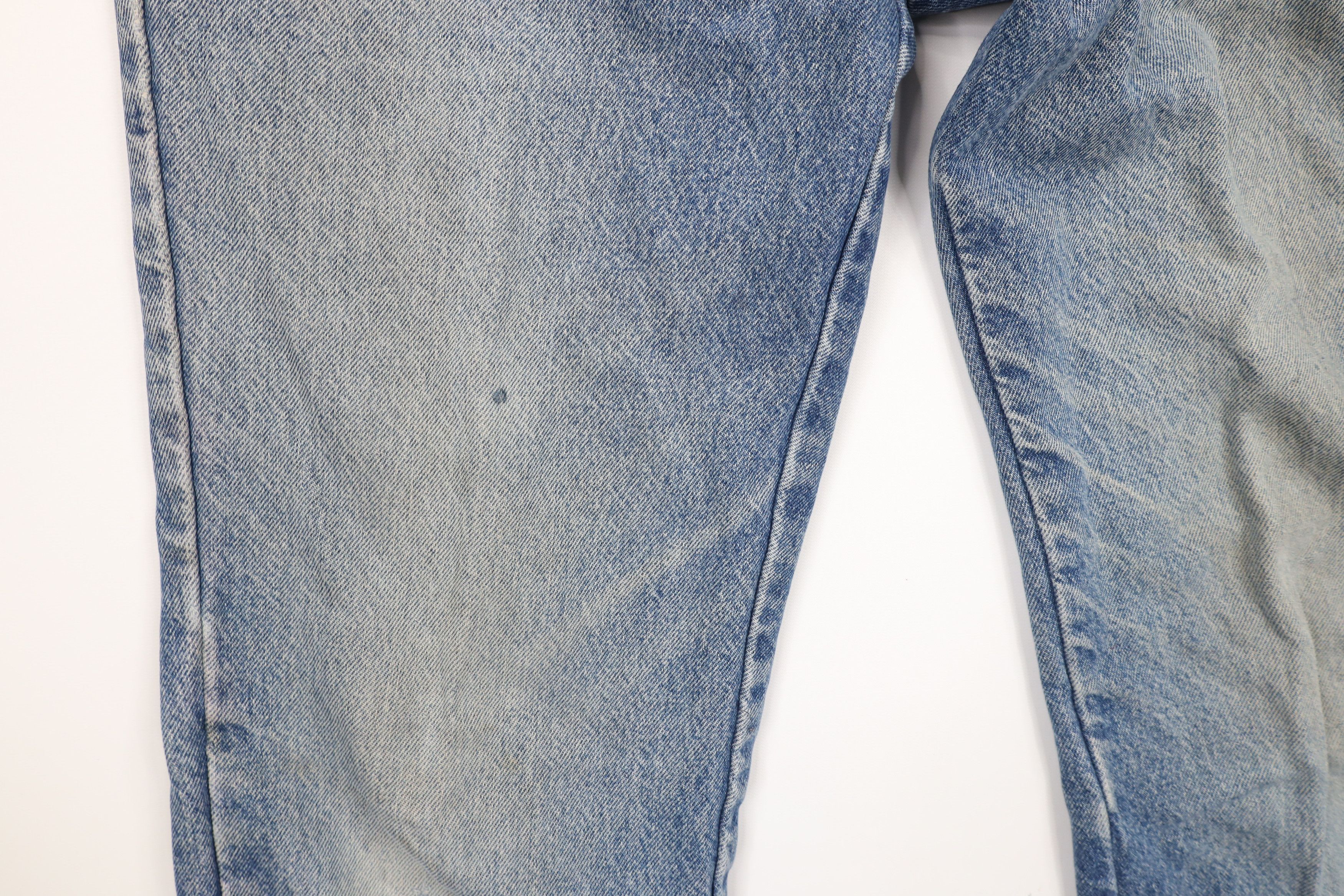 Lands' End × Vintage Vintage 90s Lands End Flannel Lined Denim Jeans Blue USA Size US 34 / EU 50 - 8 Thumbnail