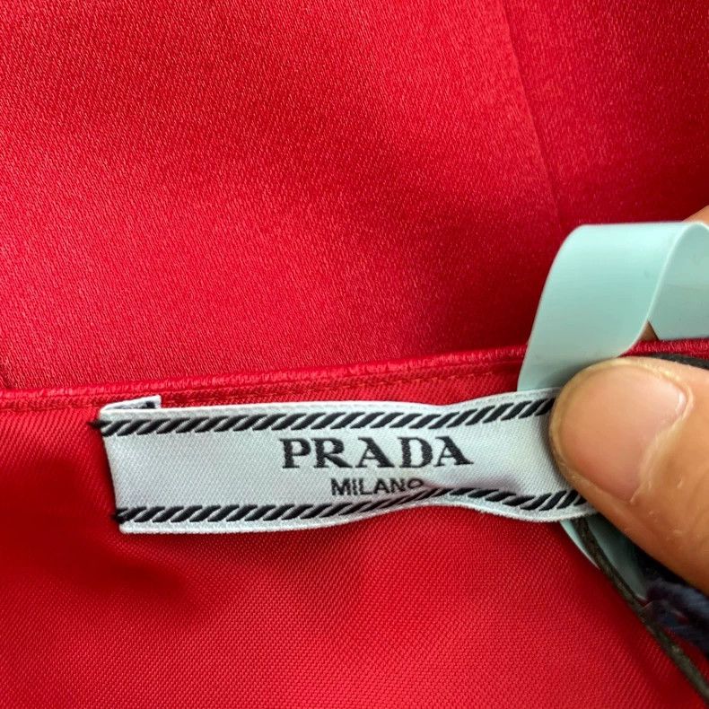 Prada Prada Red suspender long skirt 2502-Nextarrow Size XS / US 0-2 / IT 36-38 - 5 Thumbnail