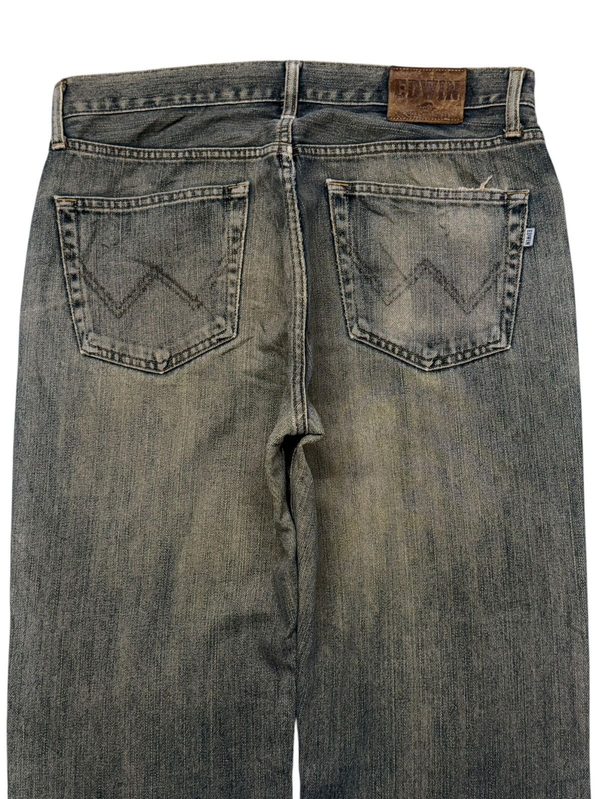 Edwin Vintage EDWIN 403 Japan Denim Jeans | Relaxed Straight | W34 Size US 34 / EU 50 - 5 Thumbnail