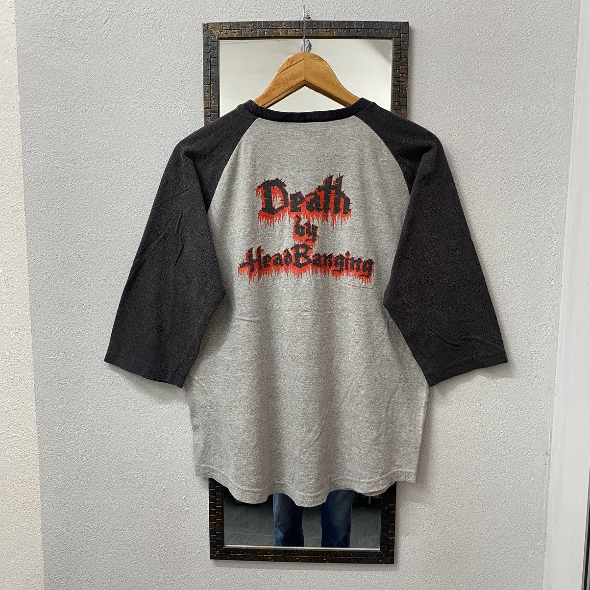 Japanese Brand TROPICAL HELL Core Fighter Death By Head Banging 3q Tee Size US L / EU 52-54 / 3 - 5 Thumbnail