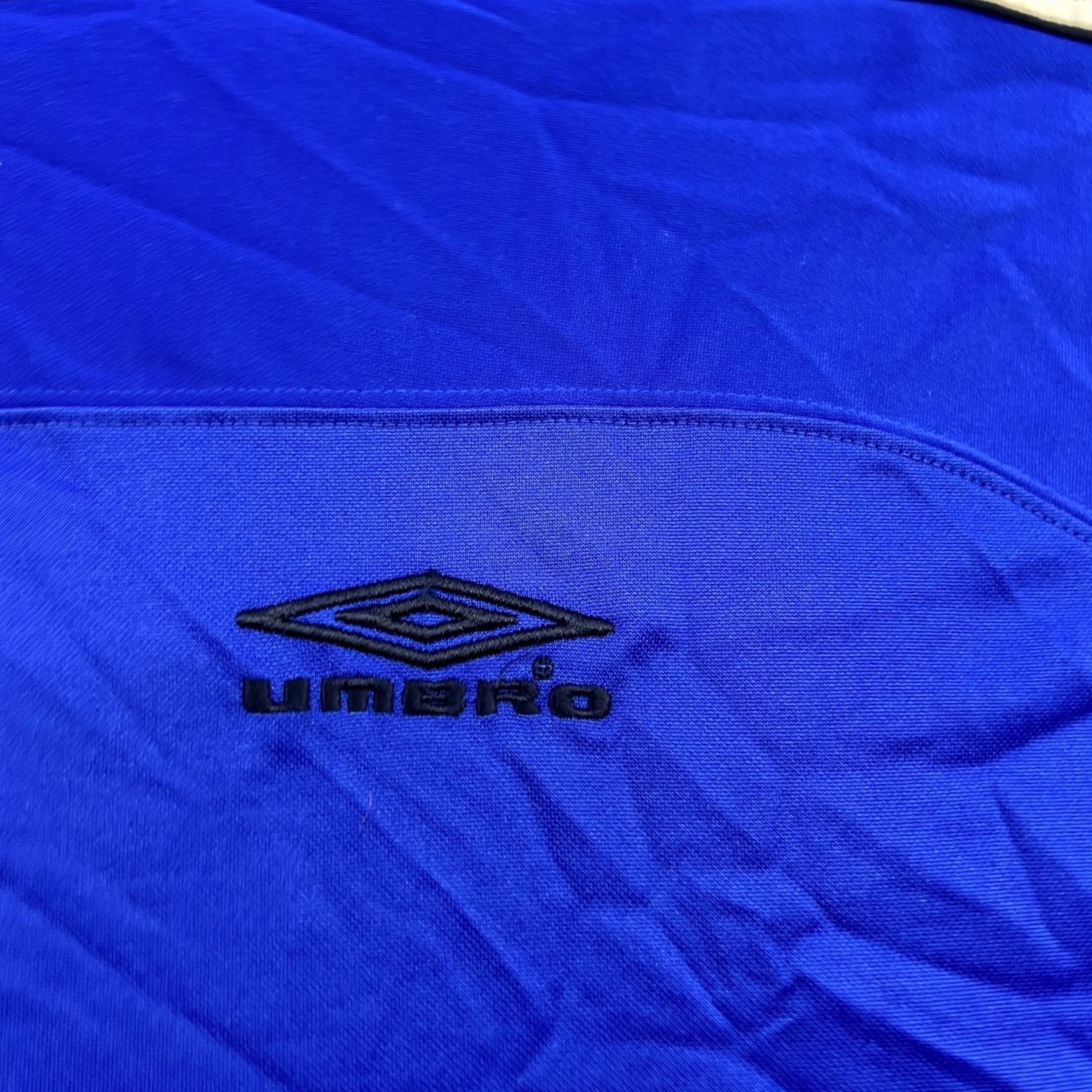 Umbro VINTAGE Umbro Football Jersey Mens 90s Norway Medium Blue Short Sleeve Pullover Quick Dry Moisture Wicking Football Federation T-Shirt Size US L / EU 52-54 / 3 - 4 Thumbnail