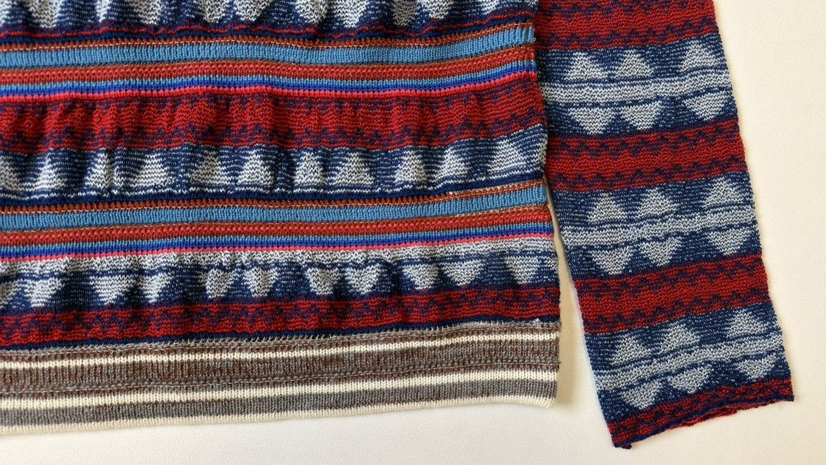 Comme des Garcons S/S 02 Patterned Wool Mixed Tension Sweater Size US M / EU 48-50 / 2 - 10 Thumbnail