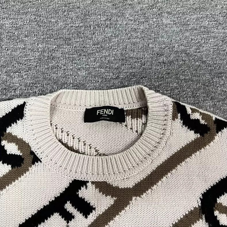 Fendi fendi double f crew neck sweater-2508 Size US L / EU 52-54 / 3 - 5 Thumbnail