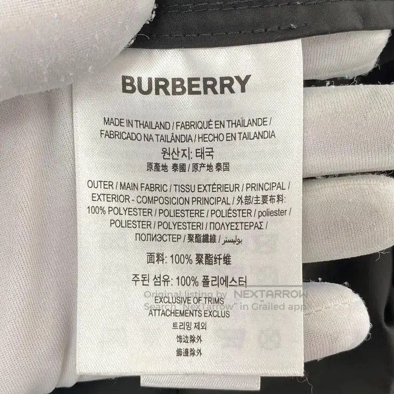 Burberry Burberry Spring Autumn Black Polyester Women's Coat. Size S / US 4 / IT 40 - 8 Thumbnail