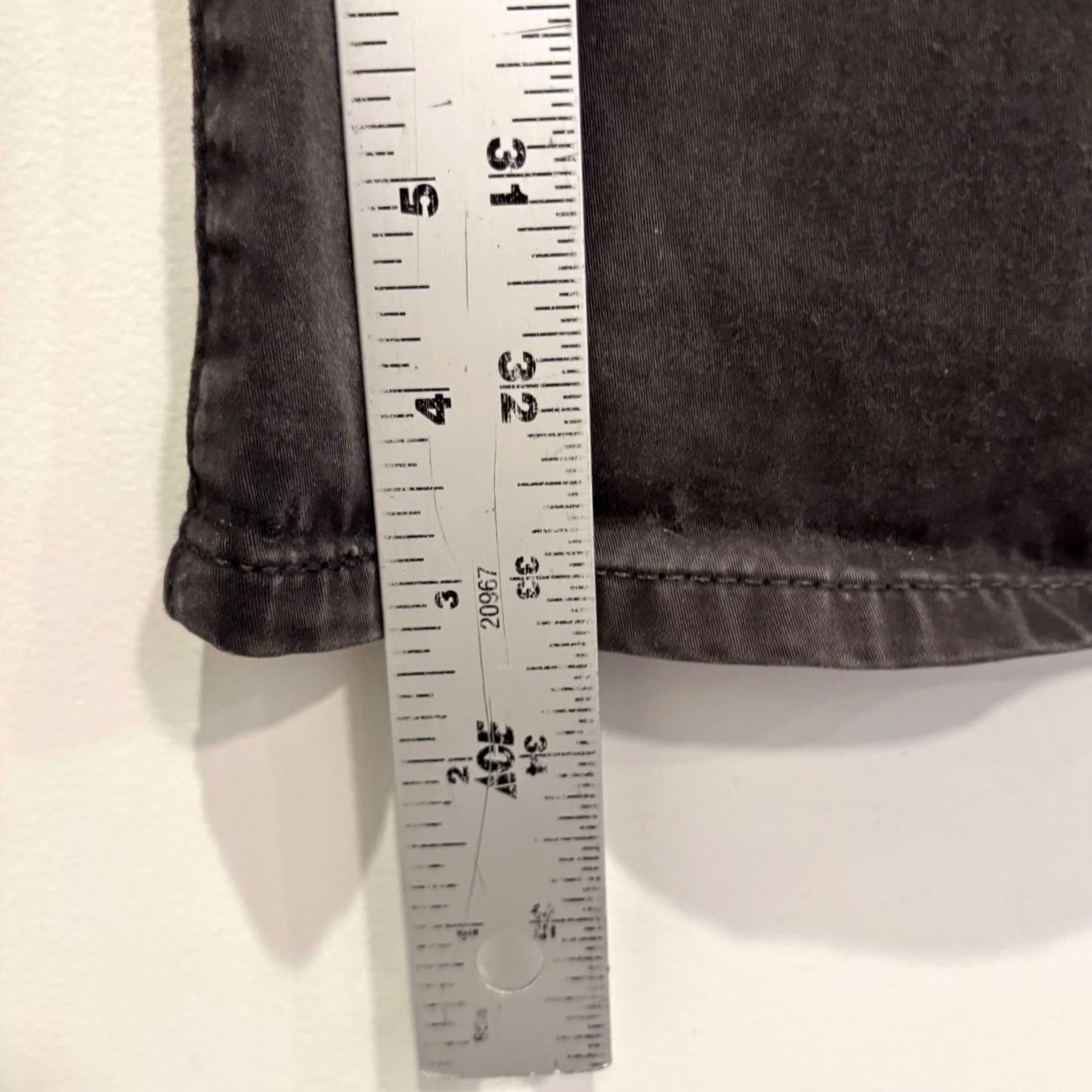 Vintage AG Adriano Goldschmied The Everett Slim Straight Jeans Charcoal Grey 34x34 Mens Size US 34 / EU 50 - 5 Thumbnail
