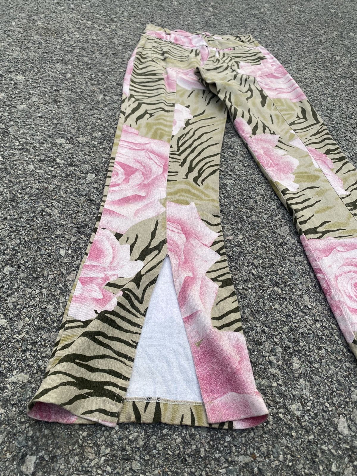 Vintage BHATTI PARIS Vintage Flared Stretchable Jeans JPG VERSACE Size 26" / US 2 / IT 38 - 2 Thumbnail
