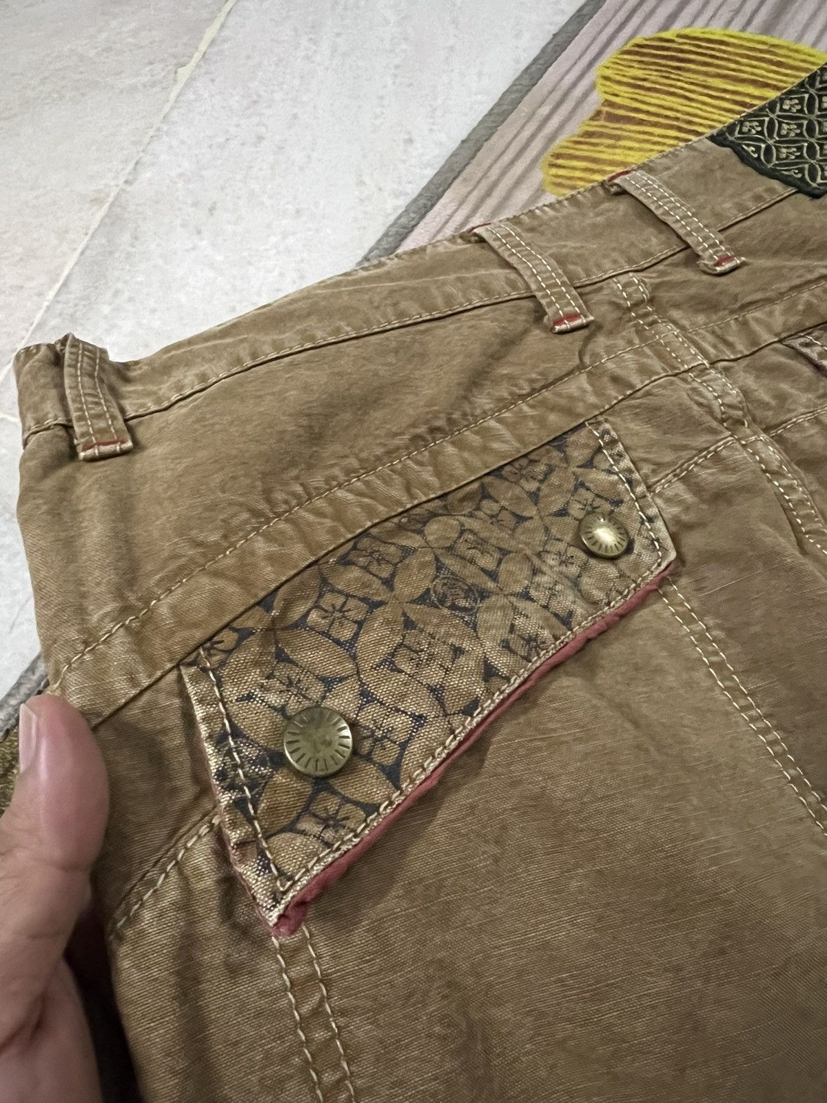 Eternal × If Six Was Nine × Japanese Brand VINTAGE ETERNAL ART PUNK PANTS VERY RARE Size US 32 / EU 48 - 9 Thumbnail