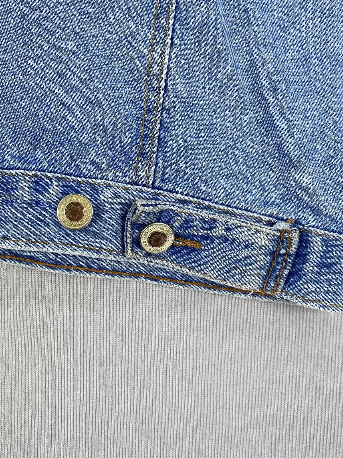 Vintage Vintage 80’s Joujou Jeans Classic Denim Vest Size M / US 6-8 / IT 42-44 - 8 Thumbnail