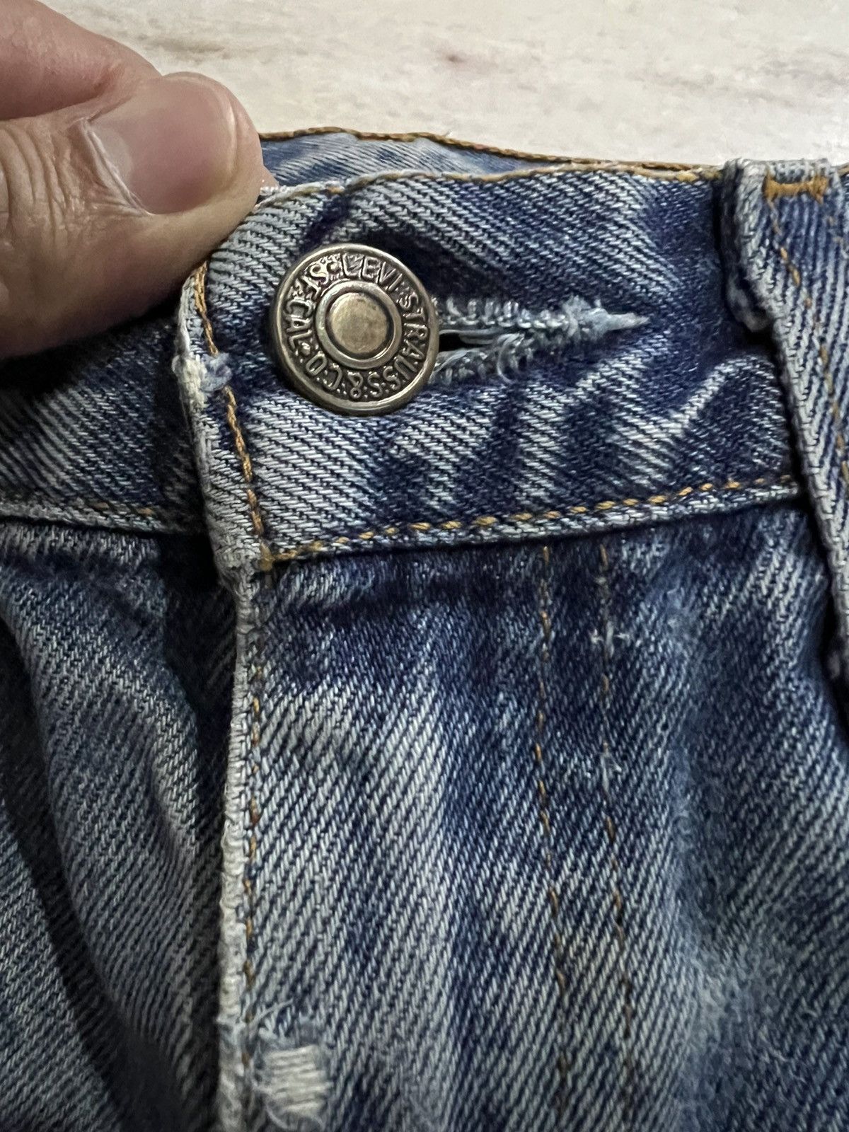 Levi's × Levi's Vintage Clothing × Vintage 💥Vintage Levis 751 Light Wash Jean Size US 32 / EU 48 - 10 Thumbnail