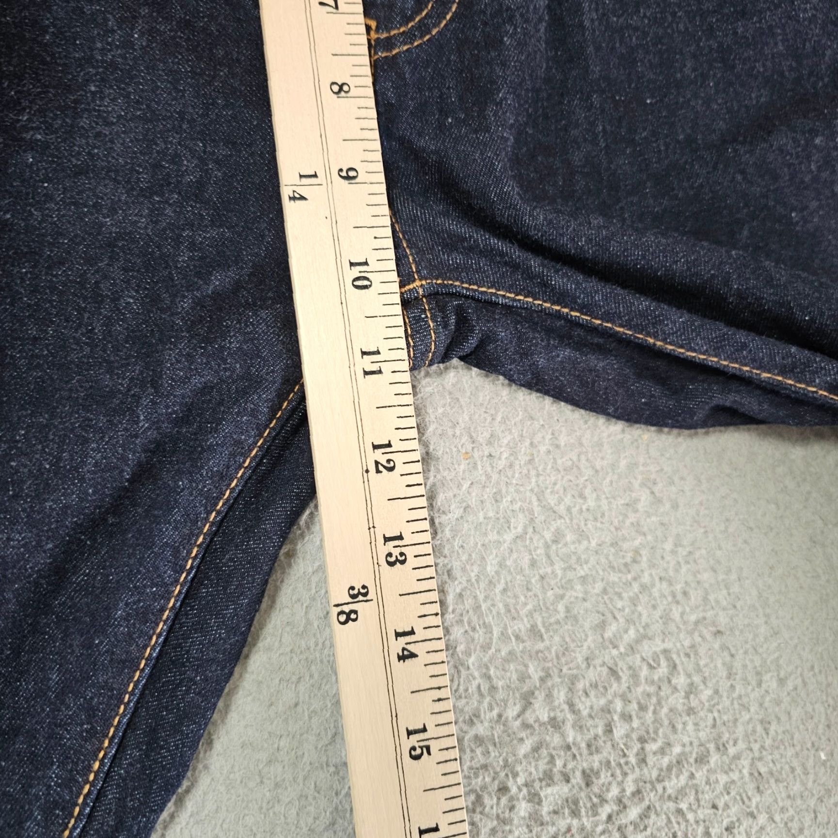 J.Crew J. Crew Mercantile Jeans Slim Fit Men 32x32 Dark Blue Denim Cotton Zip 5-Pocket Brand J.CREW Regular Size 32 Mens Jeans Vintage No Size US 32 / EU 48 - 4 Thumbnail