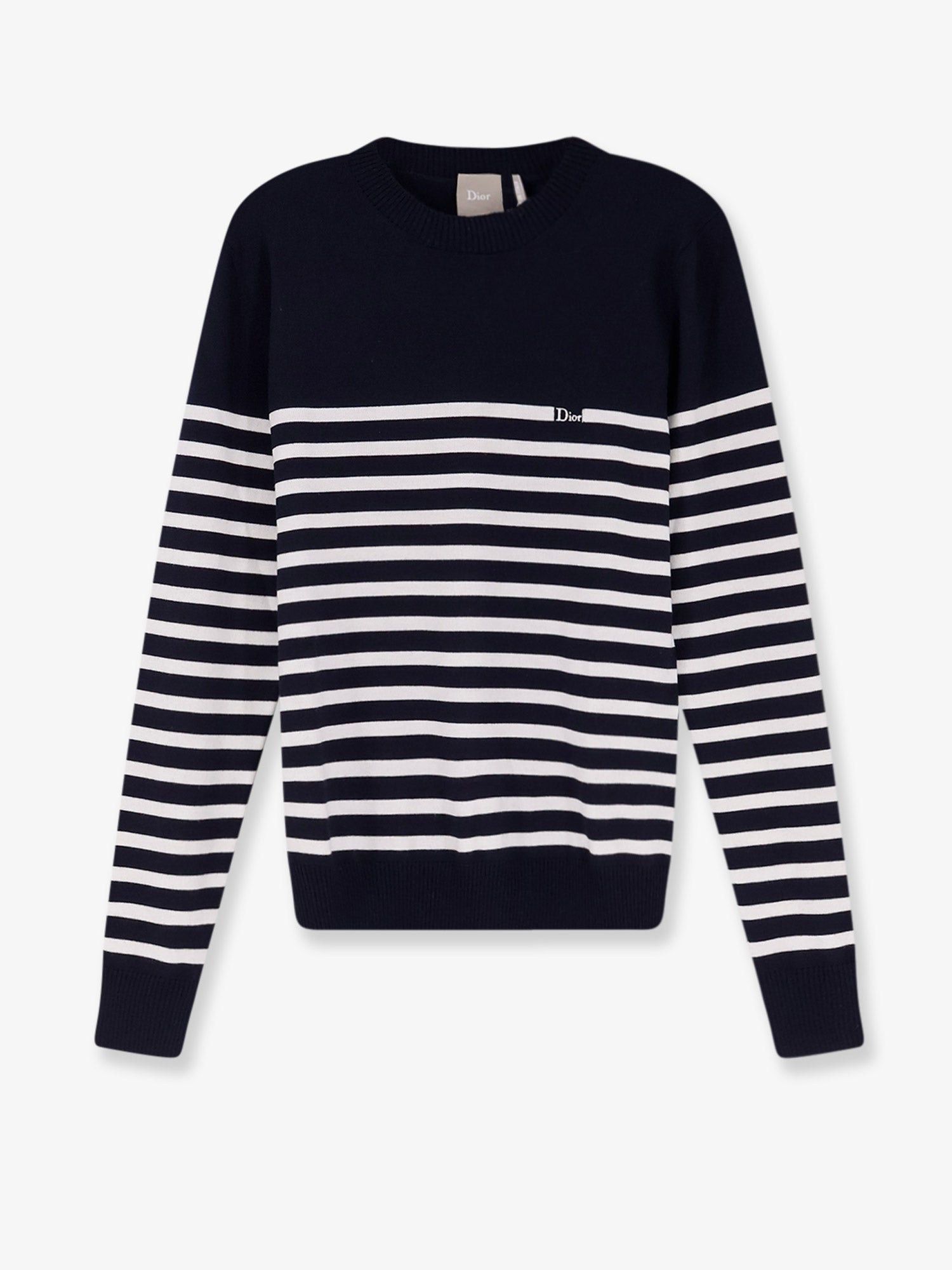 Dior Wool Sweater With Striped Pattern Size US L / EU 52-54 / 3 - 1 Thumbnail