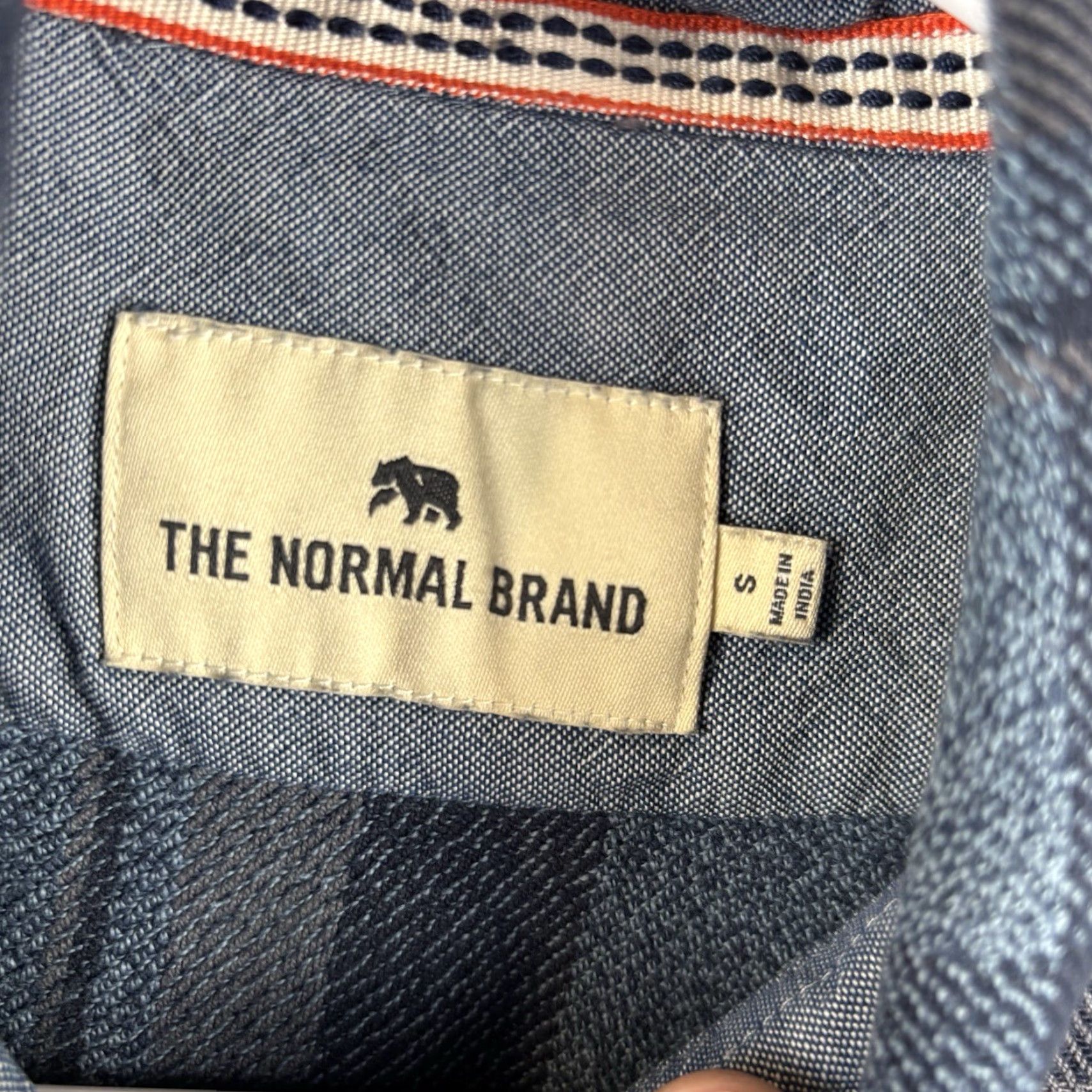 J Brand Normal The Normal Brand Shirt Mens S Blue Plaid Flannel Long Sleeve Button Up Soft Size US S / EU 44-46 / 1 - 3 Thumbnail