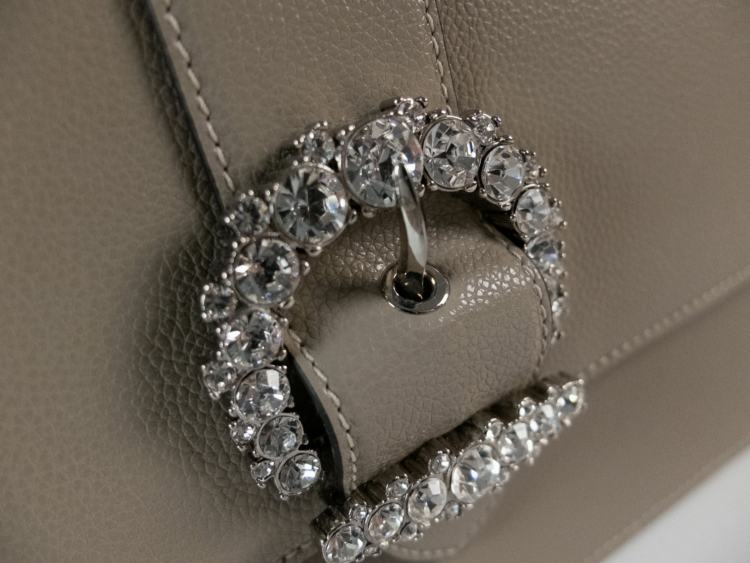 Jimmy Choo JIMMY CHOO Cheri taupe gray crossbody leather bag Size ONE SIZE - 4 Thumbnail