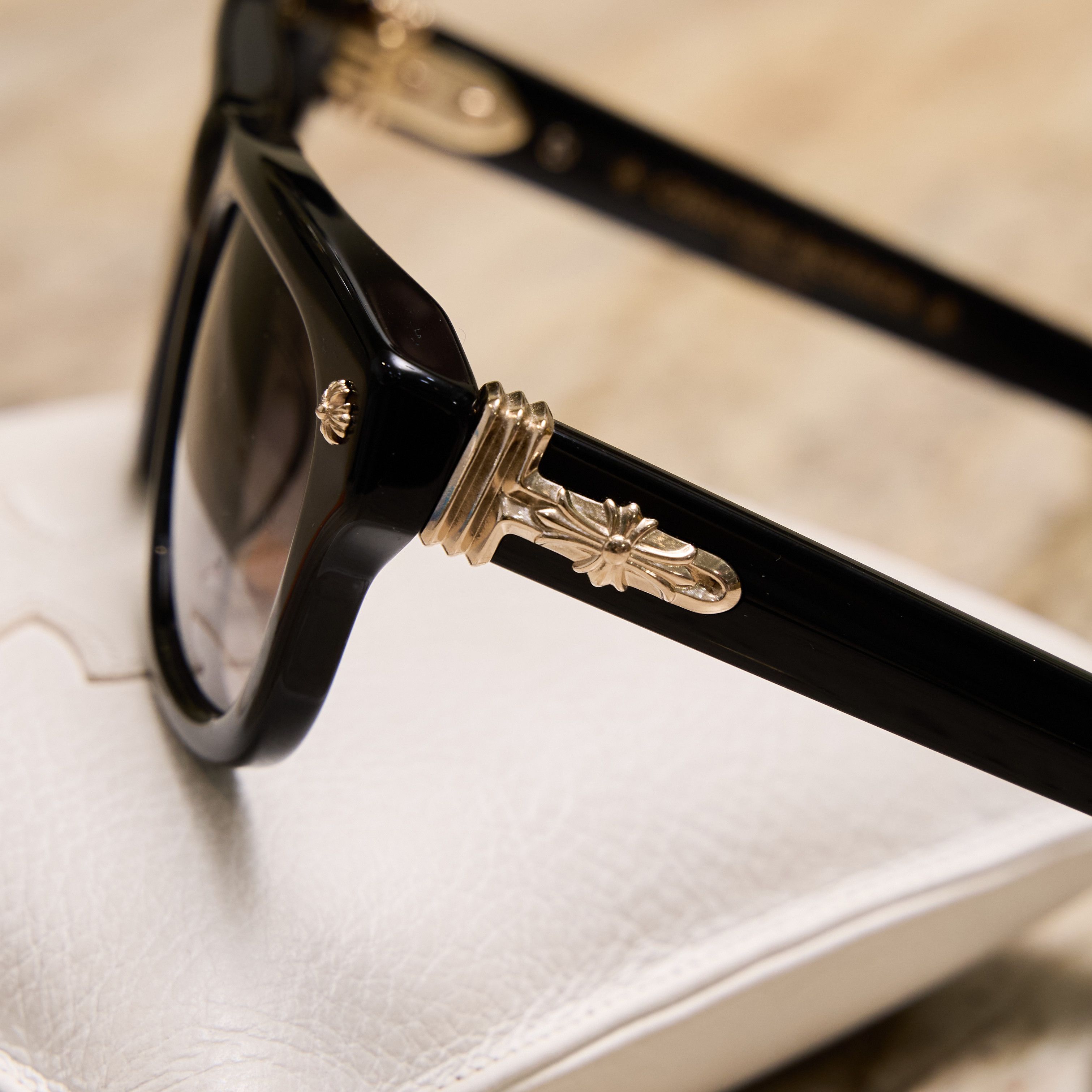 Chrome Hearts CHROME HEARTS TRITITSAGAIN BLACK/18KGP-SUN Size ONE SIZE - 4 Thumbnail