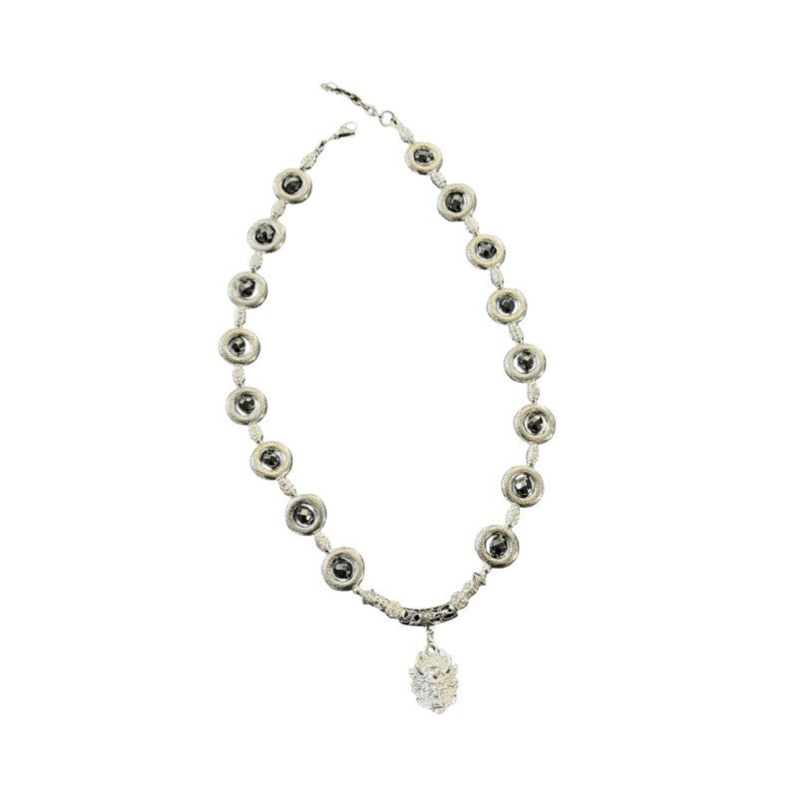Jewelry Ancient Silver Eye Collarbone Chain | Dark Vintage Street Size ONE SIZE - 5 Thumbnail
