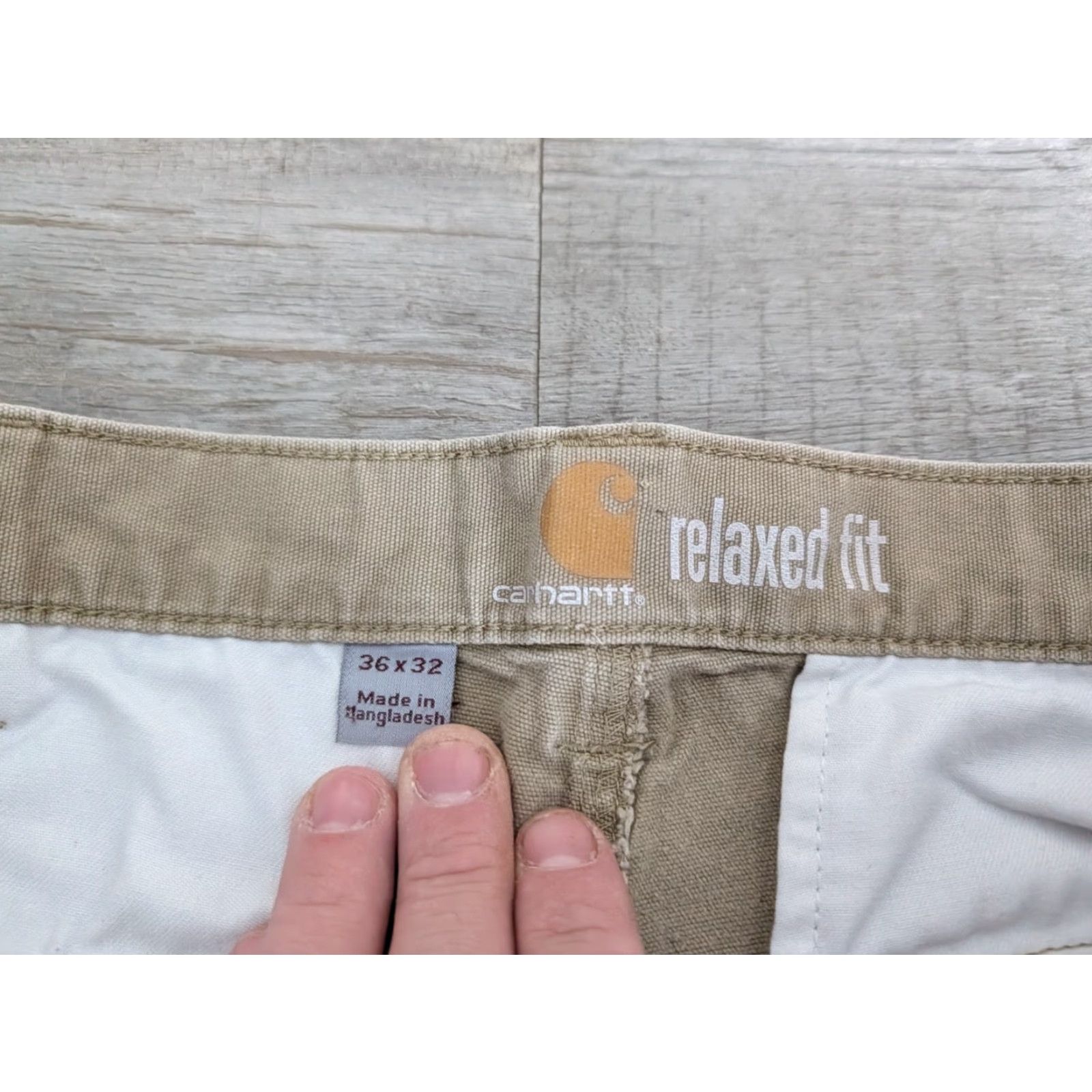 Carhartt VINTAGE Carhartt Cargo Rugged Flex Relaxed Fit Work Pants 103574 253 Tan Mens 36 x 32 Size US 36 / EU 52 - 7 Thumbnail