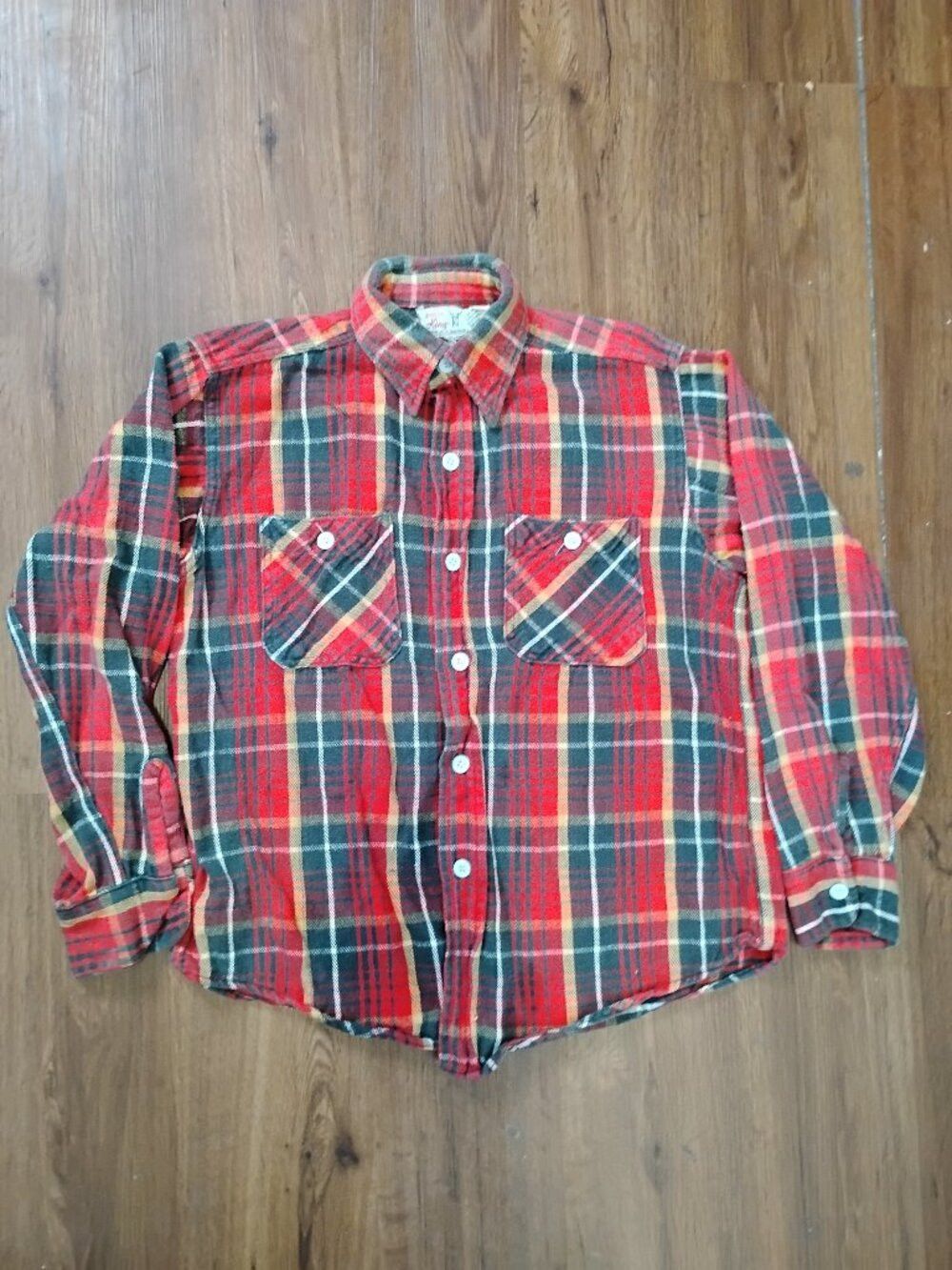 Other Vintage Winter King Flannel Button Shirt Size US L / EU 52-54 / 3 - 2 Thumbnail