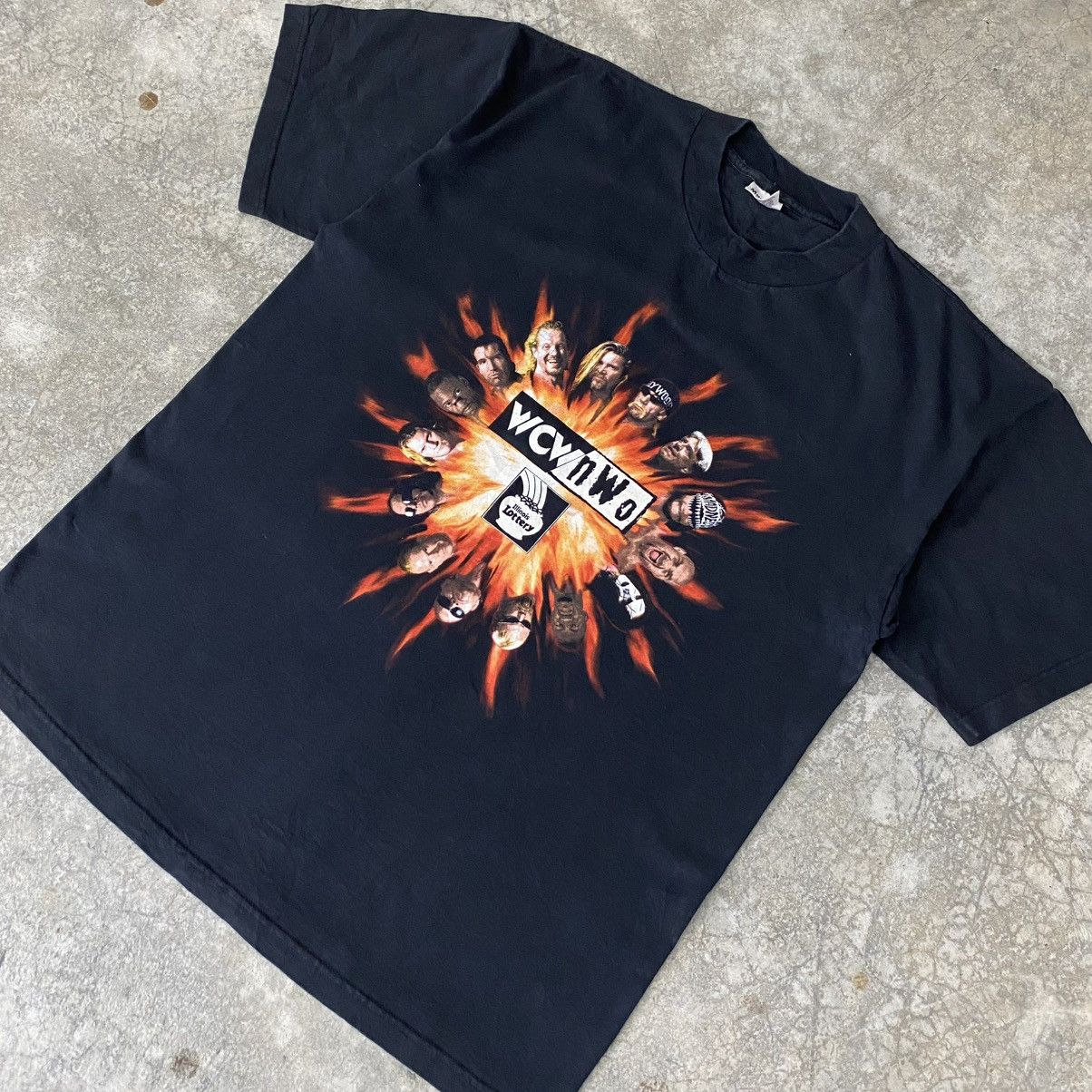 Vintage Vintage 1990’s WCW nWO Wrestlers Explotion Wresting Tee Size US XL / EU 56 / 4 - 3 Thumbnail