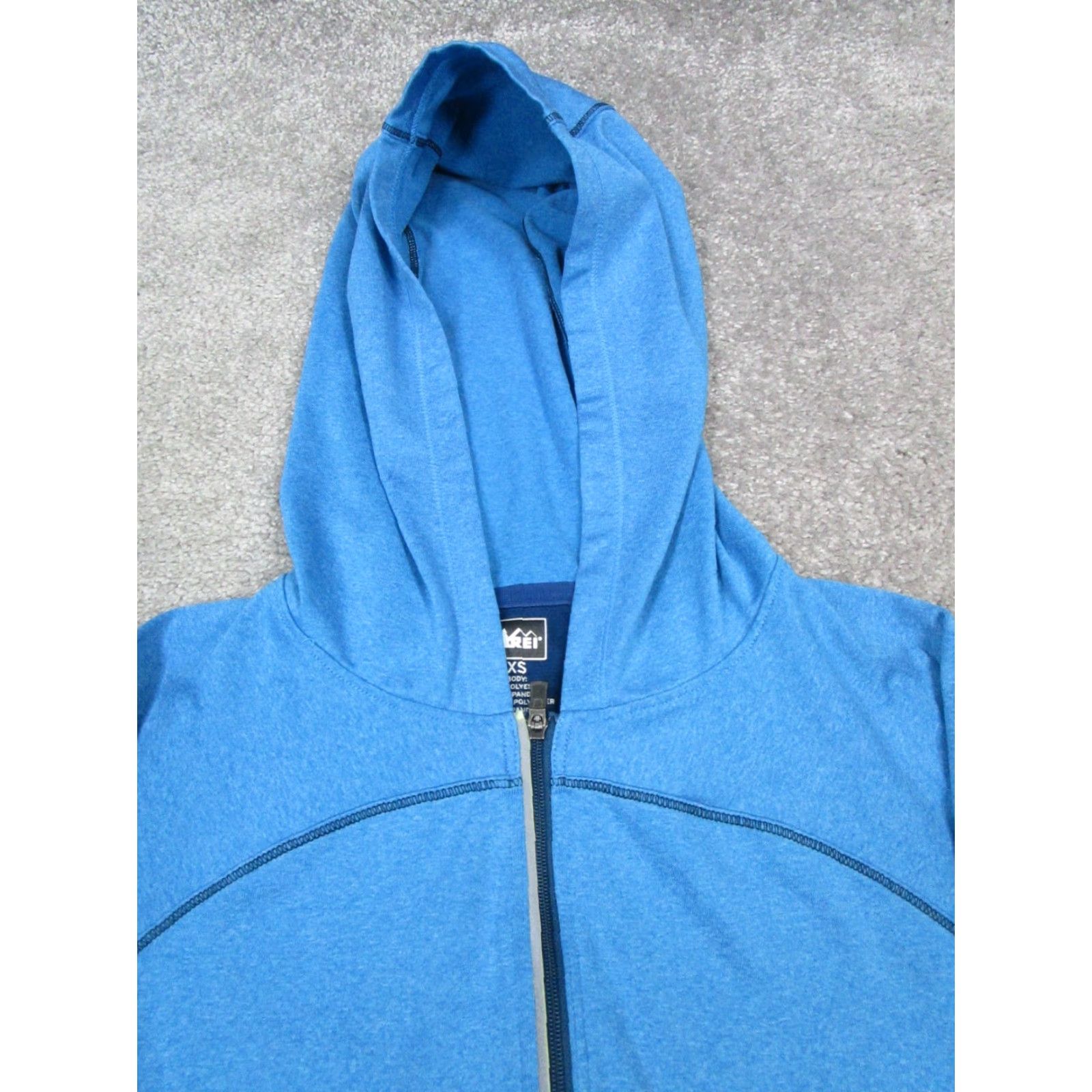 Vintage REI Hoodie Womens XS Blue Hiking Quarter Zip Shirt Womens XS Blue Hiking Quarter Zip Size XS / US 0-2 / IT 36-38 - 2 Thumbnail