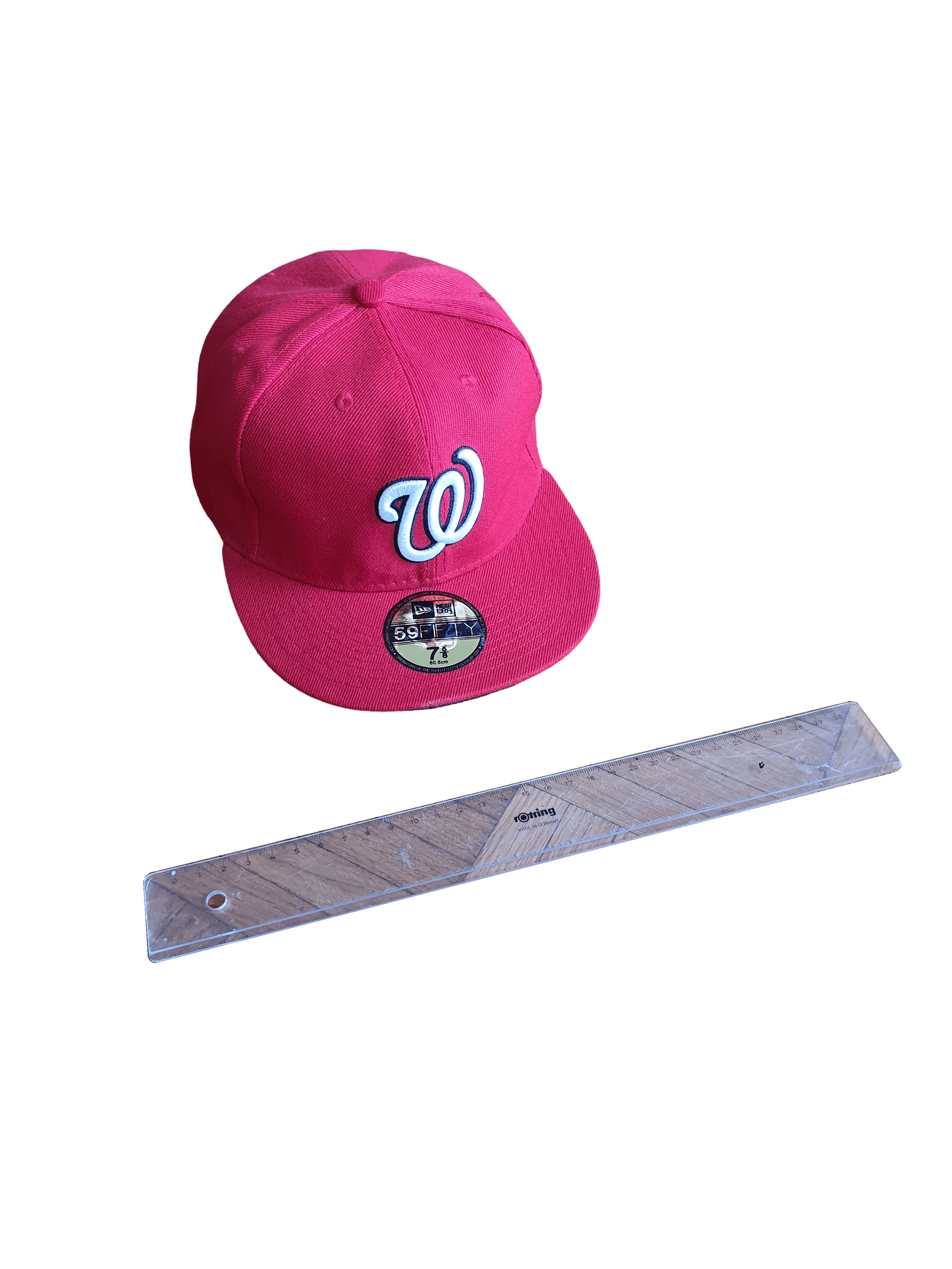New Era Snapback Baseball Cap - MLB Washington Nationals - US 7 5/8 Size 30 - 1 Thumbnail