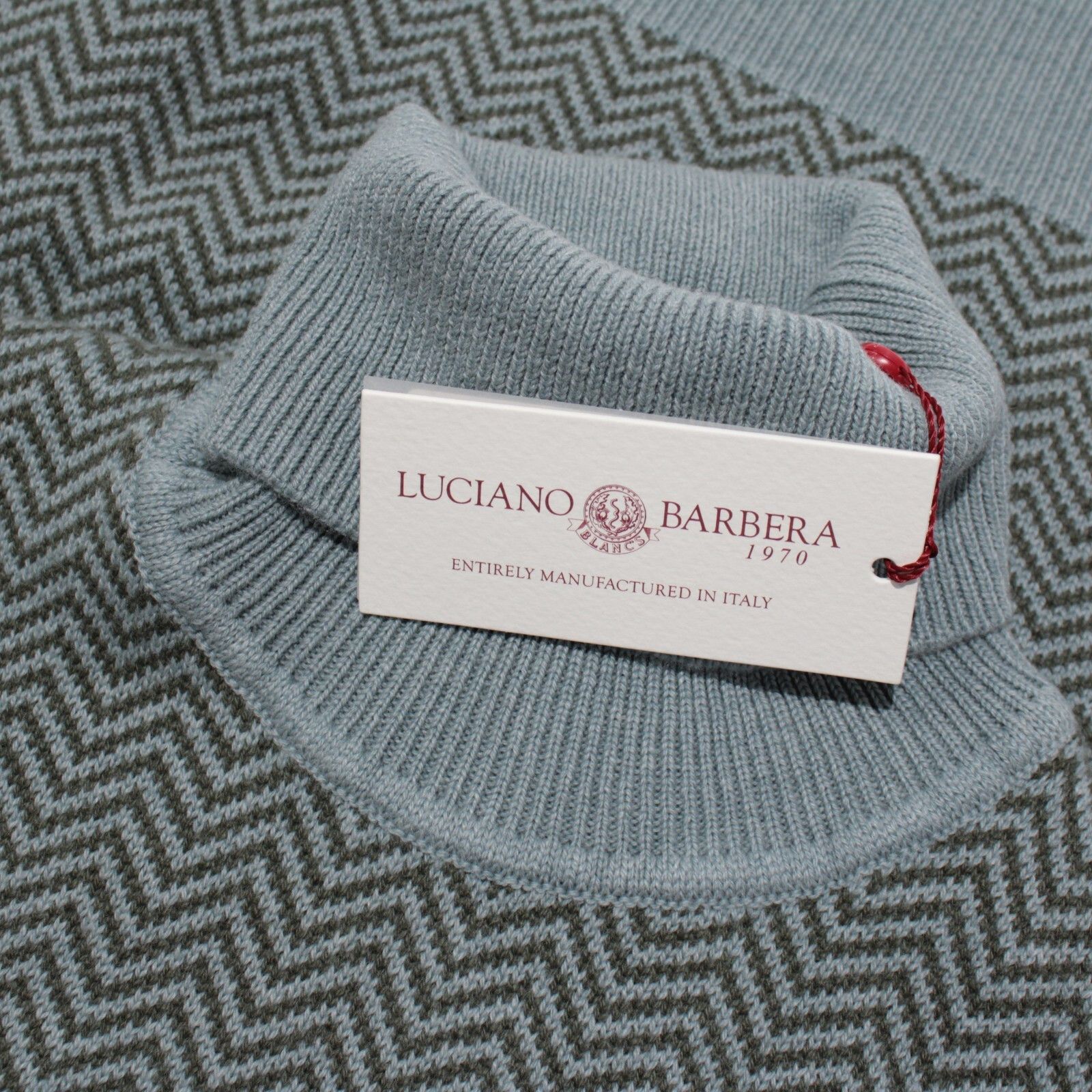 Luciano Barbera Luciano Barbera Sweater Size US L in Blue Size US L / EU 52-54 / 3 - 1 Thumbnail