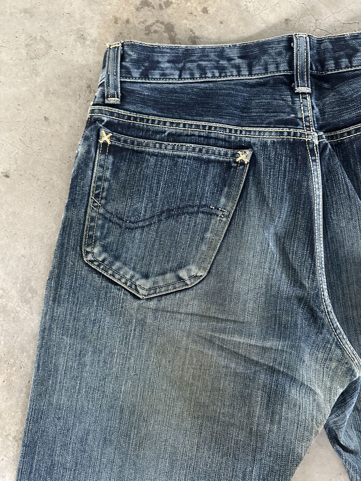 If Six Was Nine Flare Jeans Lee Riders Bootcut Denim Jeans Size US 31 - 18 Thumbnail