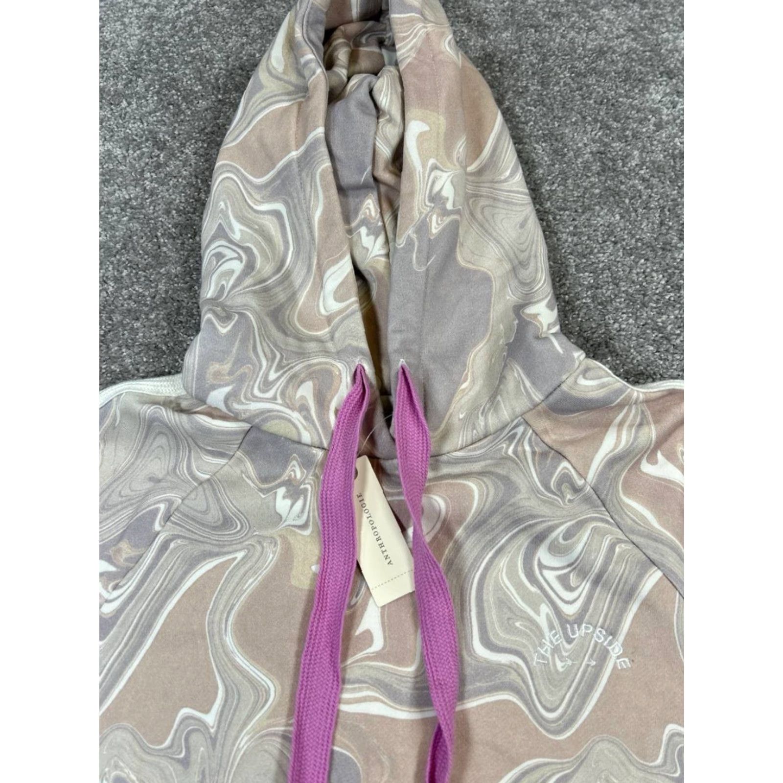 The Upside The Upside Hoodie Xs Pink Purple Cotton Pullover New Womens Size XS / US 0-2 / IT 36-38 - 2 Thumbnail