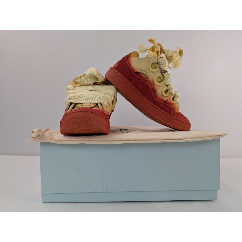 Lanvin o1rshd1 Curb Radiant Spray Effect Sneakers in Venus / Dune Size US 8 / EU 41 - 17 Thumbnail