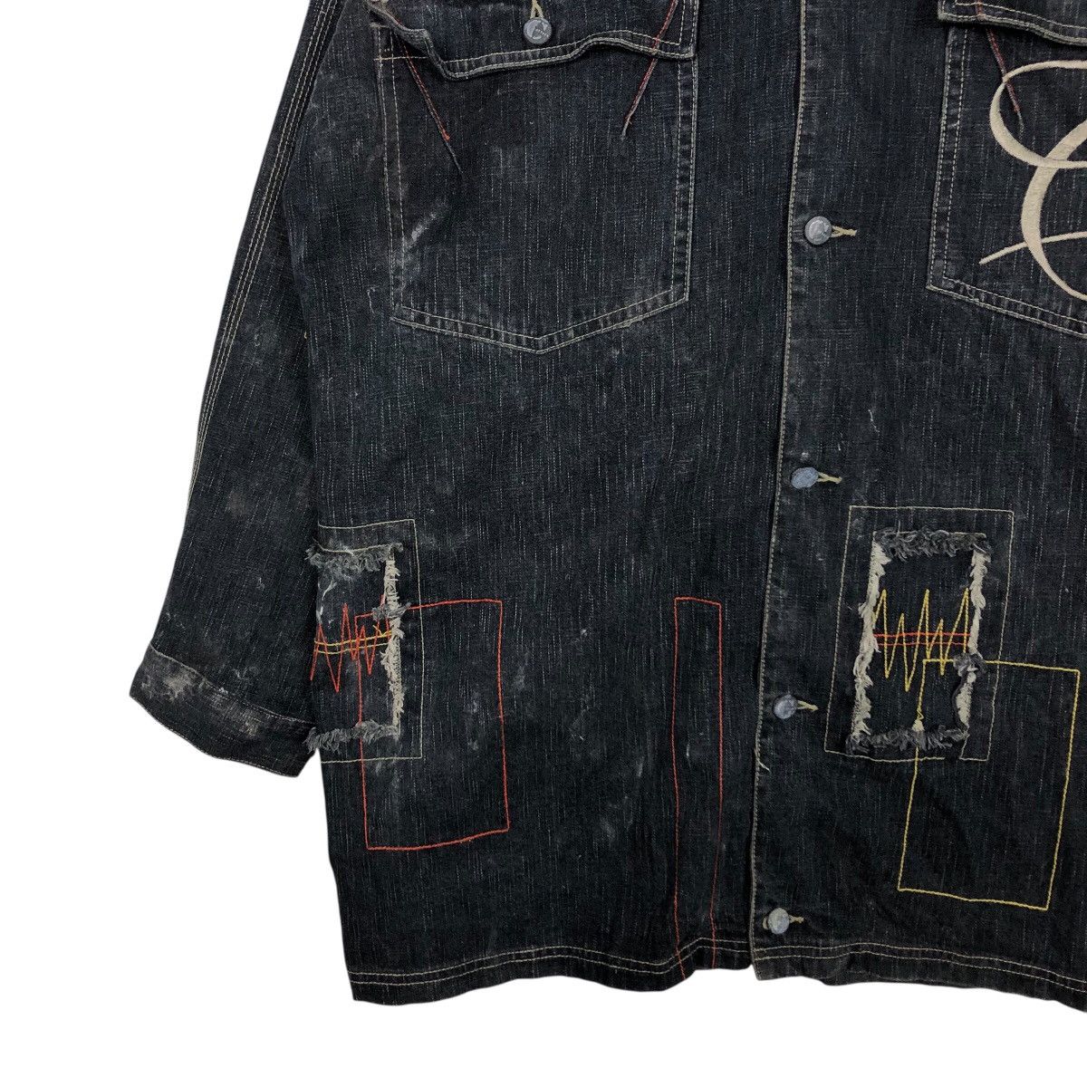 Japanese Brand 📌Vintage Biker Jacket Punk Design Counter Attack Size US M / EU 48-50 / 2 - 5 Thumbnail