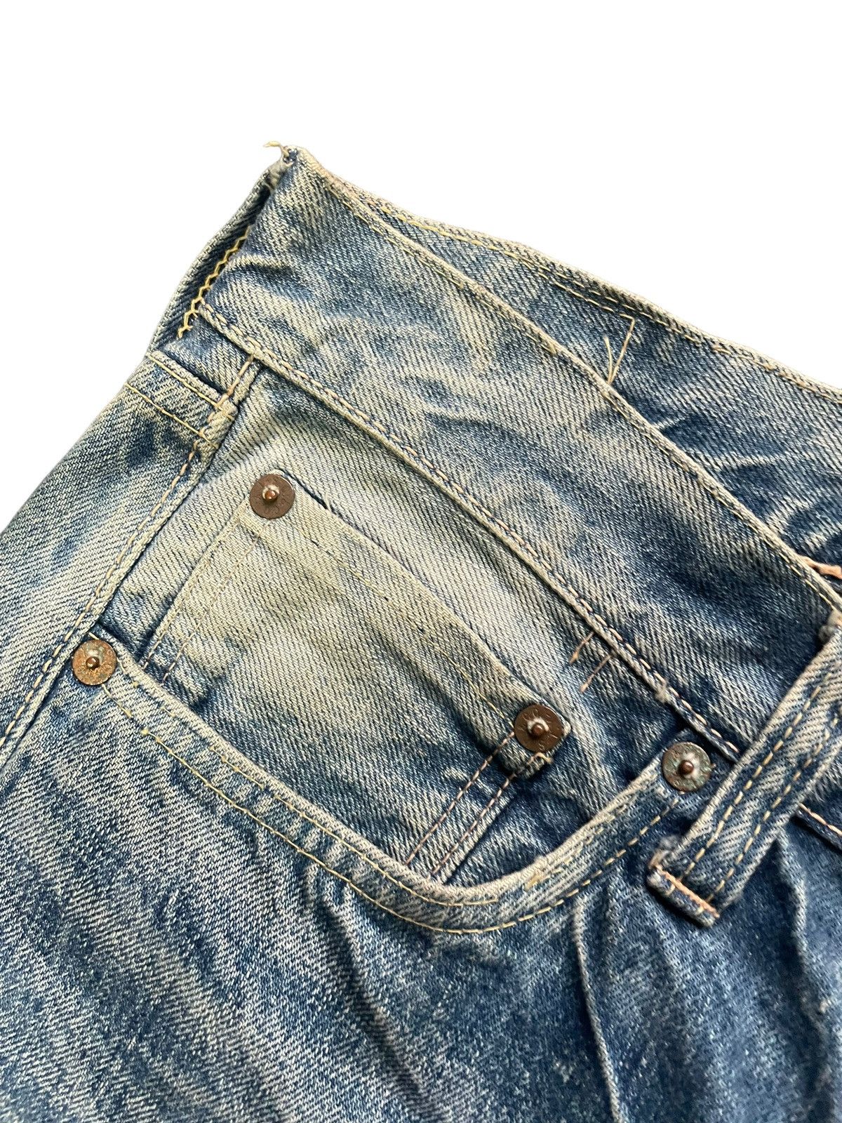 Sugar Cane Vintage Sugar Cane Lot 902 Selvedge Distresed Denim Size US 32 / EU 48 - 9 Thumbnail