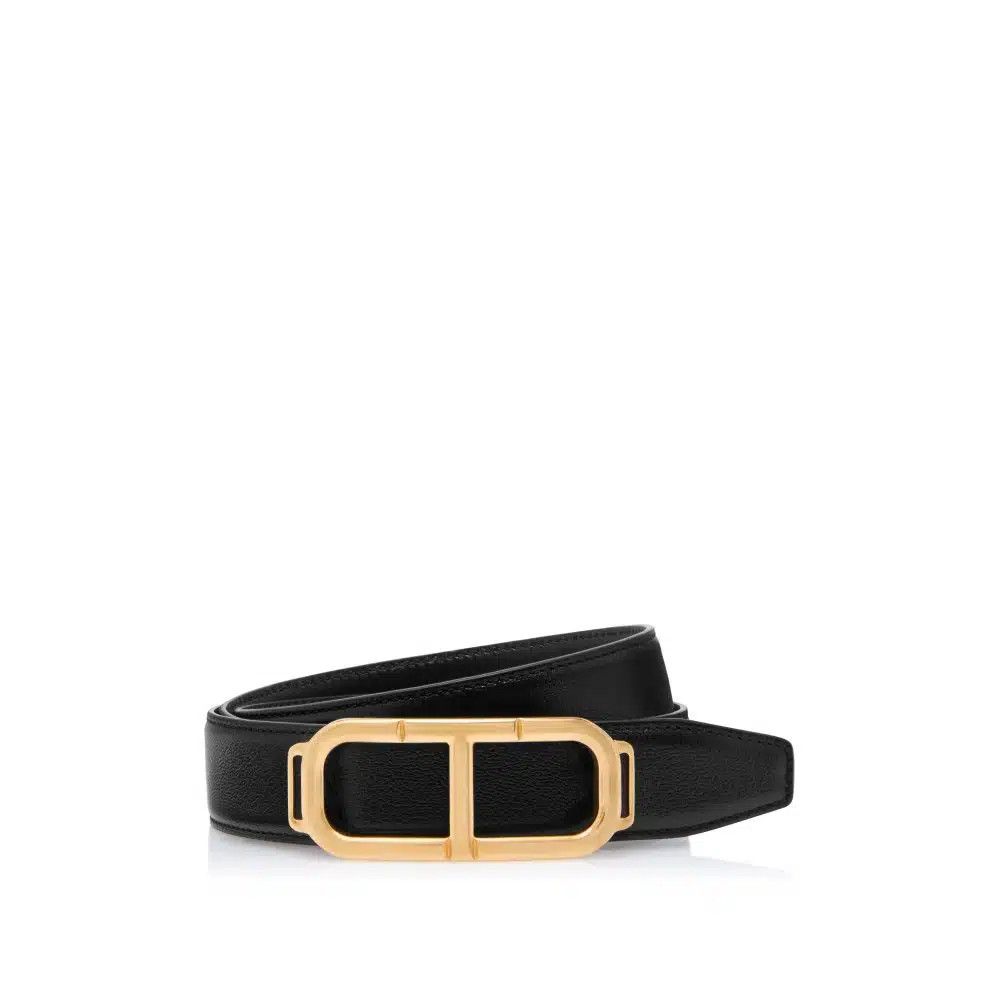 Tom Ford o1loc1c0825 TB297 Size: 95 / Stadium T-Belt in Black Size 38 - 1 Preview