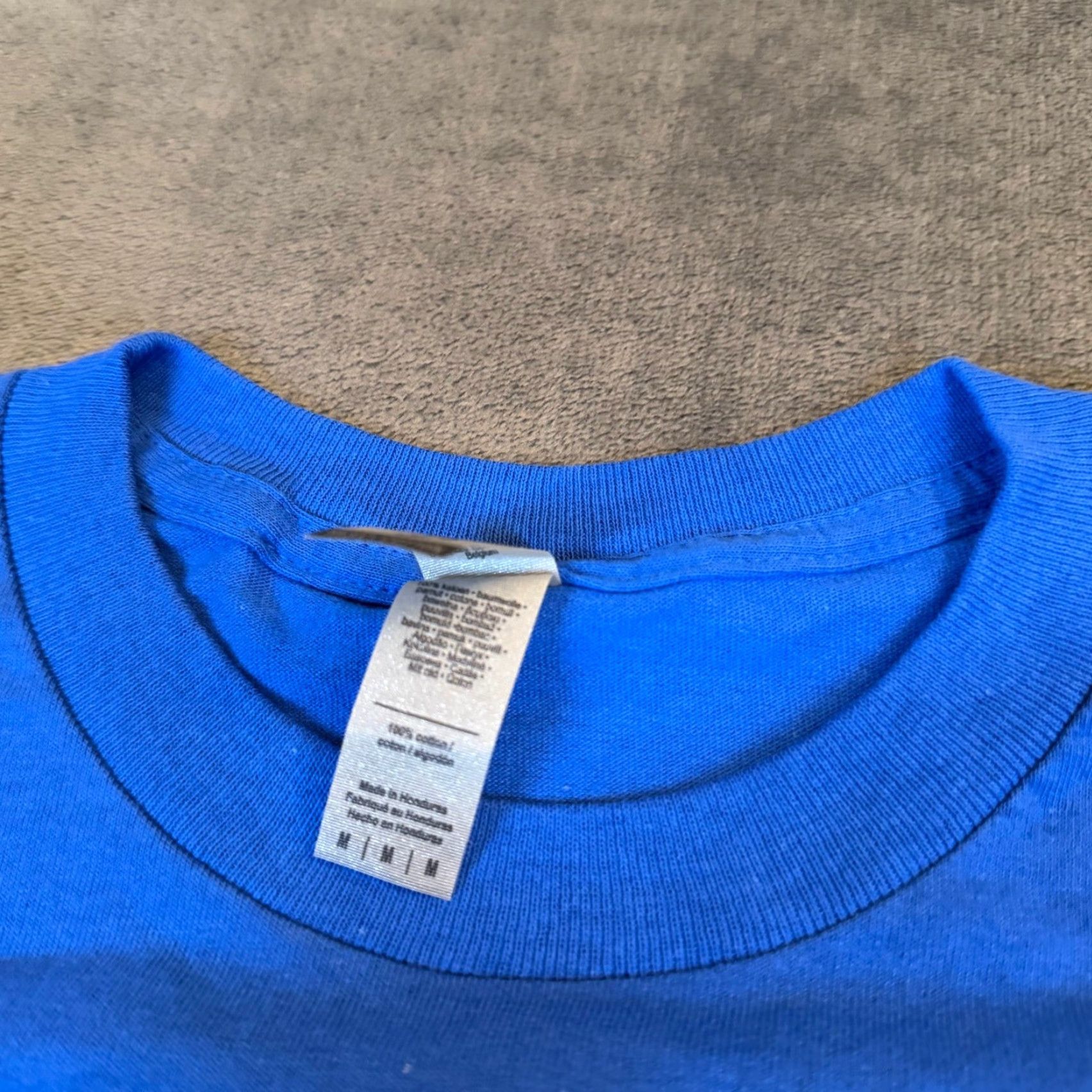 Gildan Gildan T-Shirt Mens Medium Blue Woodward Dream Cruise Ford Mustang Detroit 2023 Graphic Print Short Sleeve Crew Neck Shirt Size US M / EU 48-50 / 2 - 4 Thumbnail