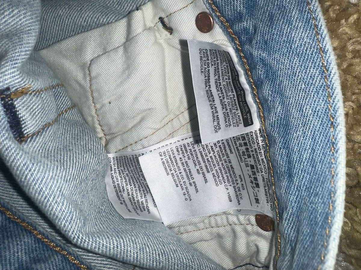 DENIM TEARS × Levi's Denim Tears Vintage Indigo Mono Wreath Levi’s Size US 27 - 5 Thumbnail