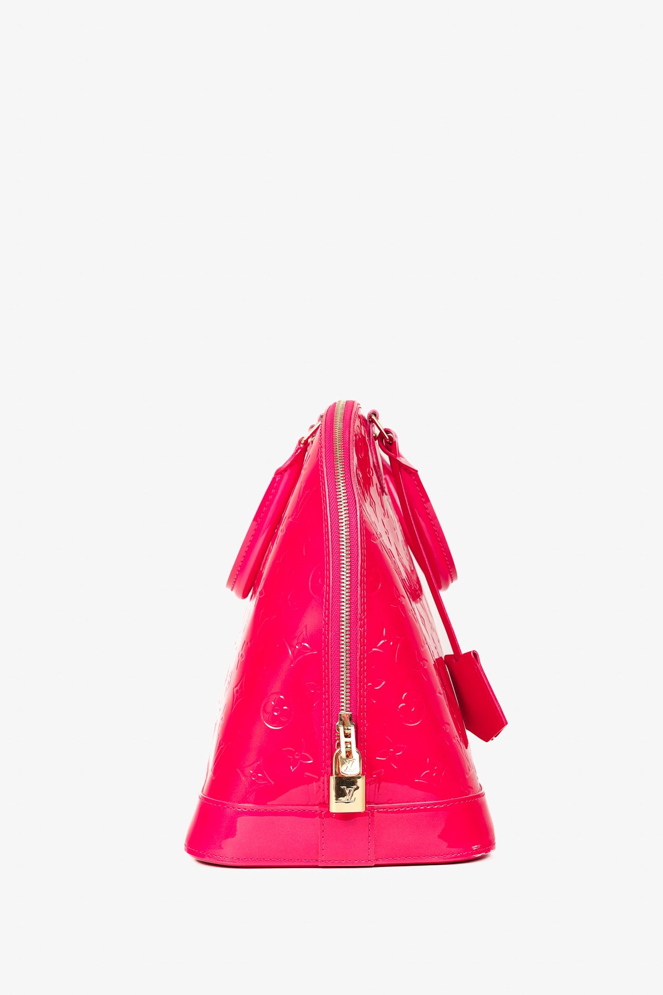 Louis Vuitton Louis Vuitton Alma GM Rose Pop Monogram Vernis Tote Size ONE SIZE - 3 Thumbnail