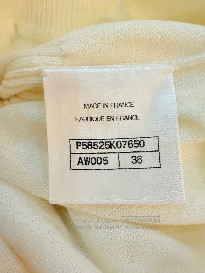 Chanel Chanel Court sleeve knitted long sleeves Size XS / US 0-2 / IT 36-38 - 6 Thumbnail