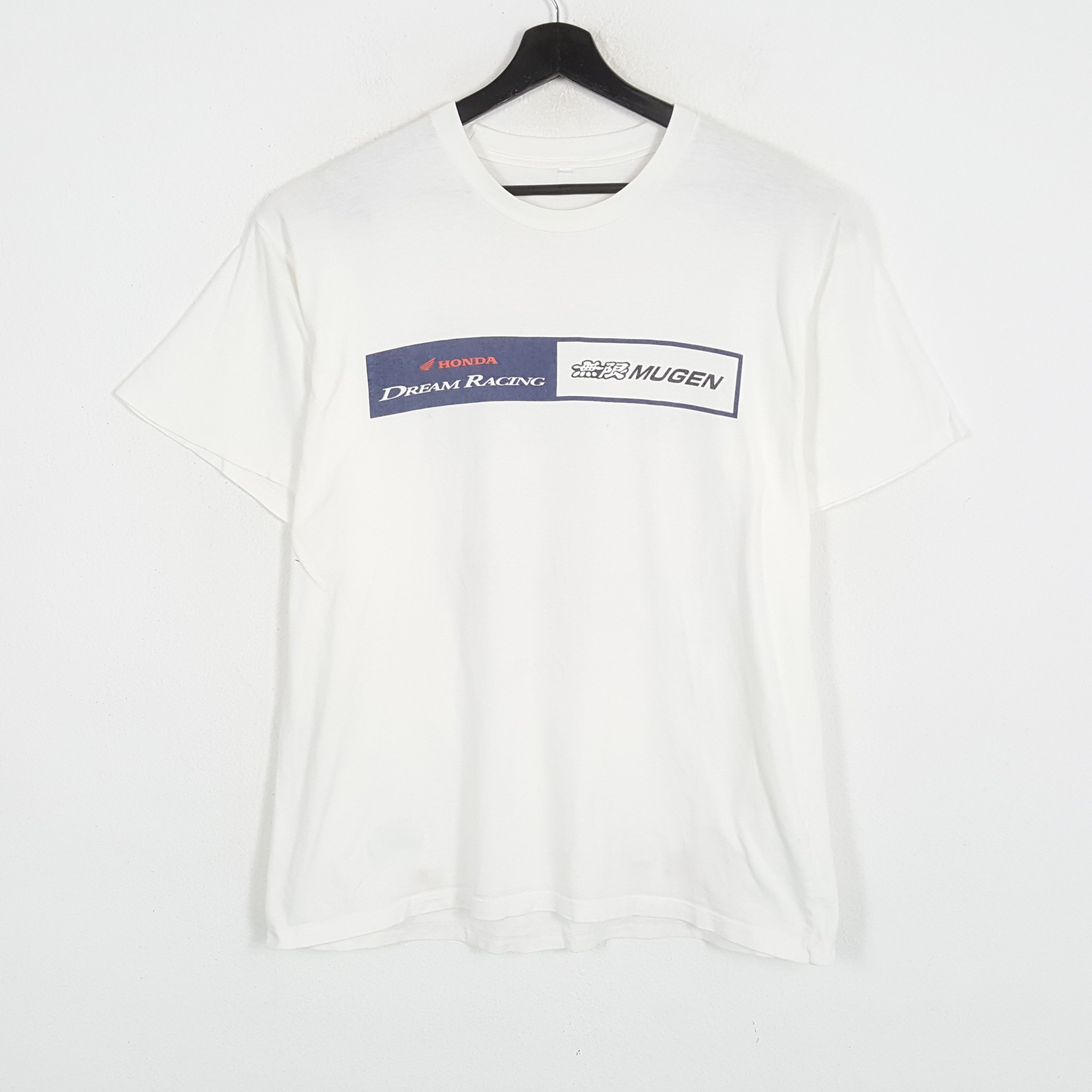 Honda × Vintage Mugen HONDA DREAM RACING Japanese Motorsports Tshirt Size US L / EU 52-54 / 3 - 3 Thumbnail